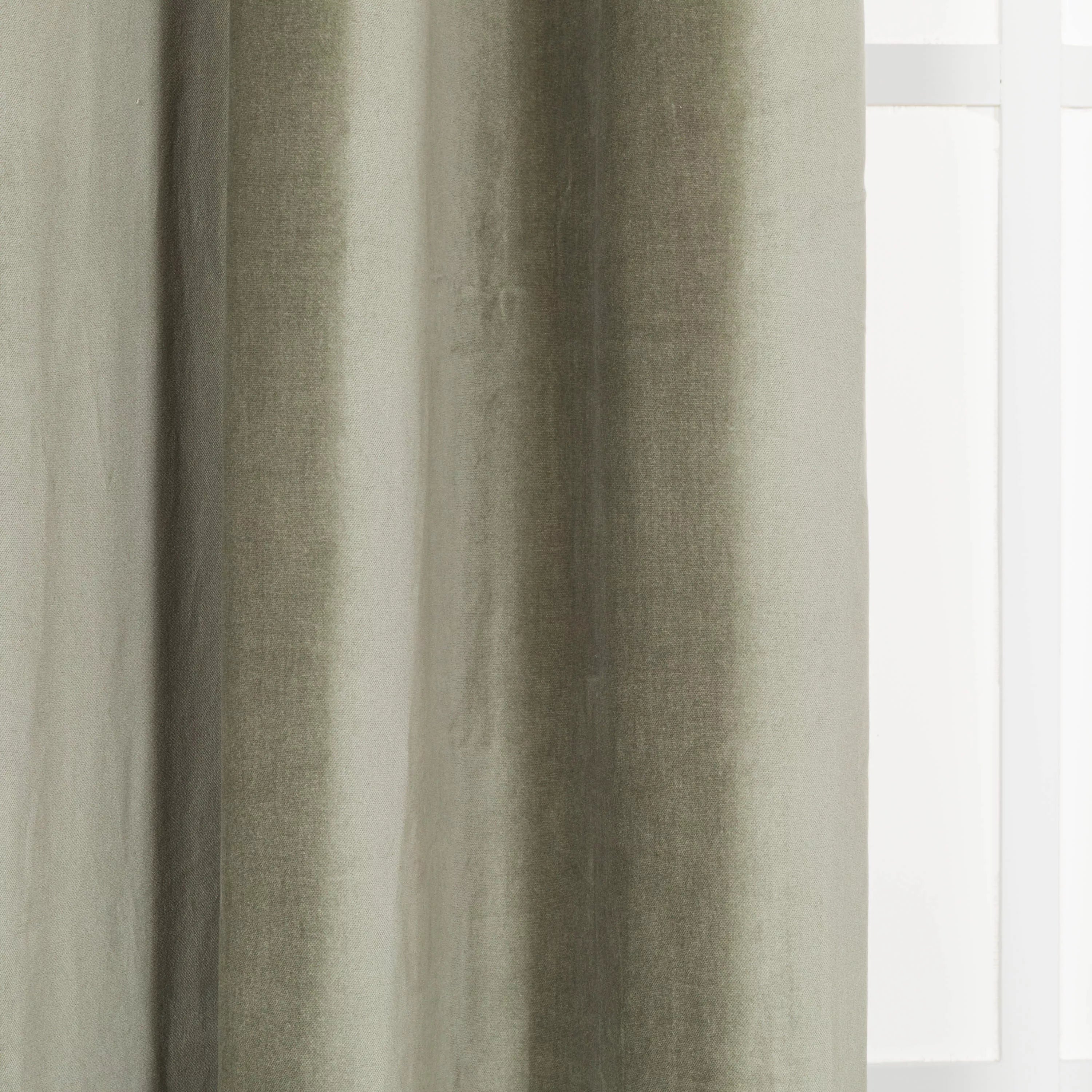 cortina de veludo de algodão