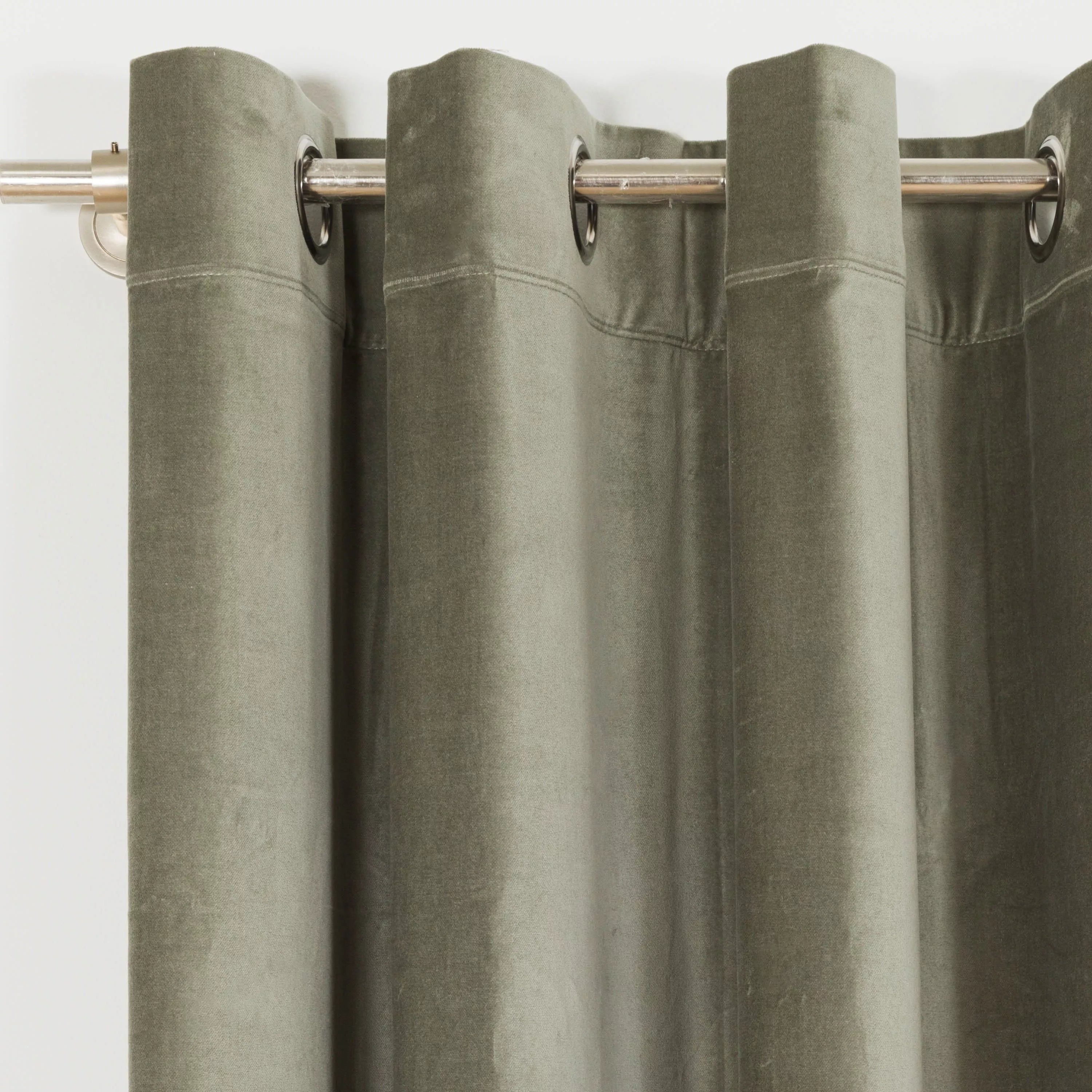 cortina de veludo de algodão