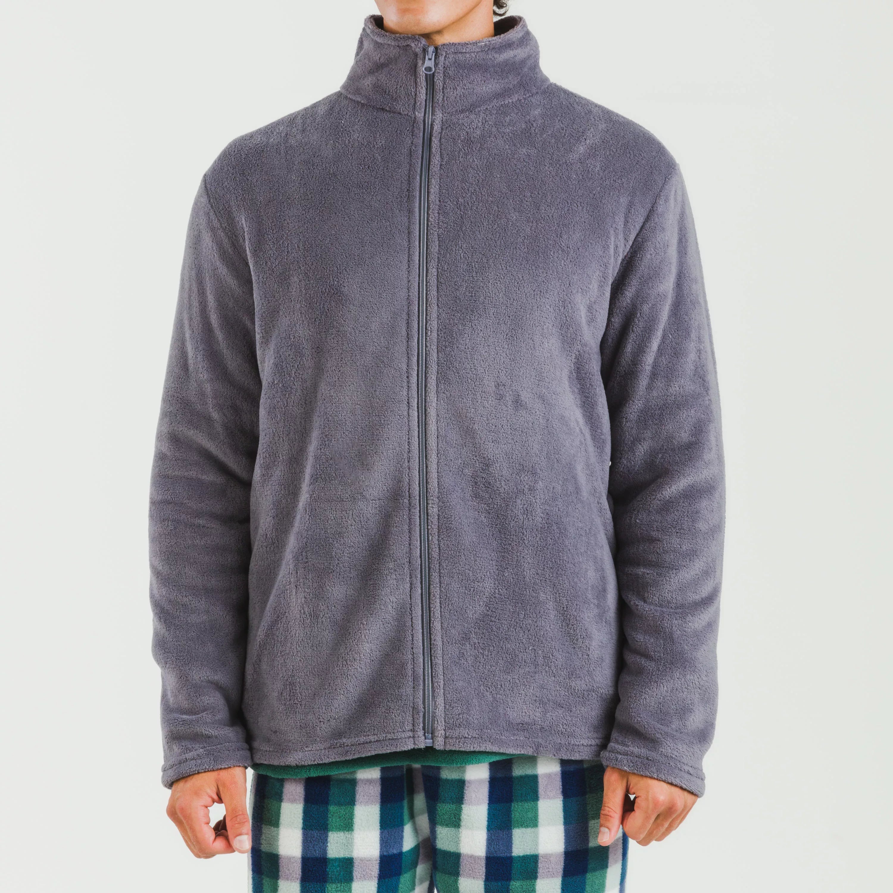 Moletom masculino liso coral