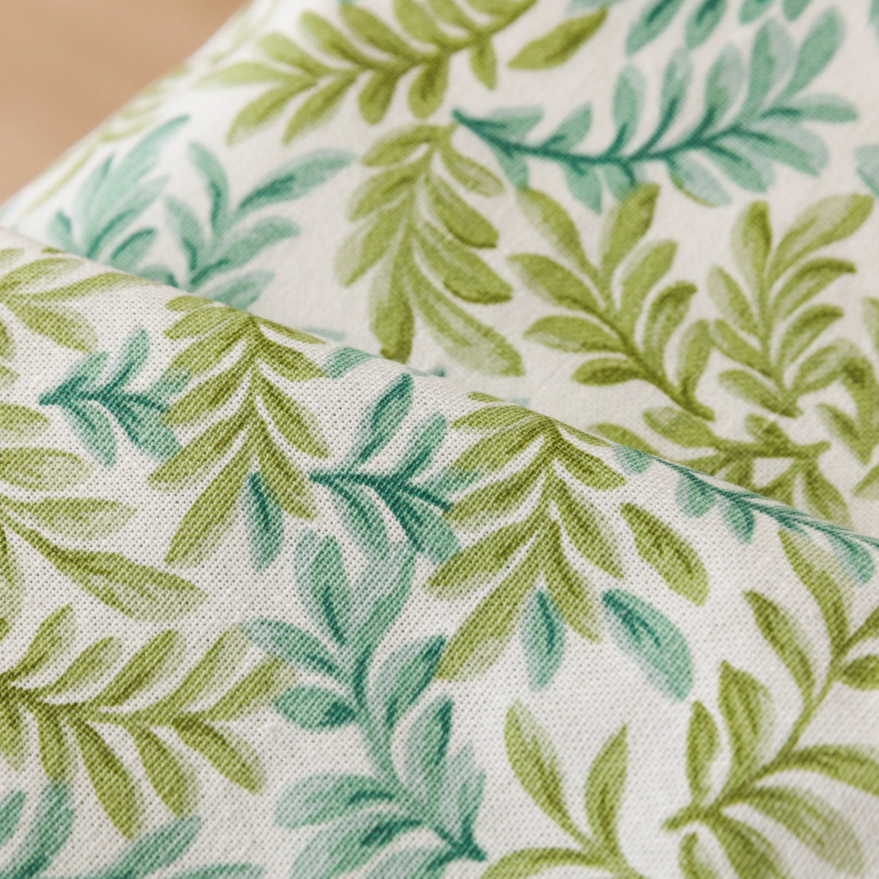 Toalha de mesa Zafra verde resistente a manchas