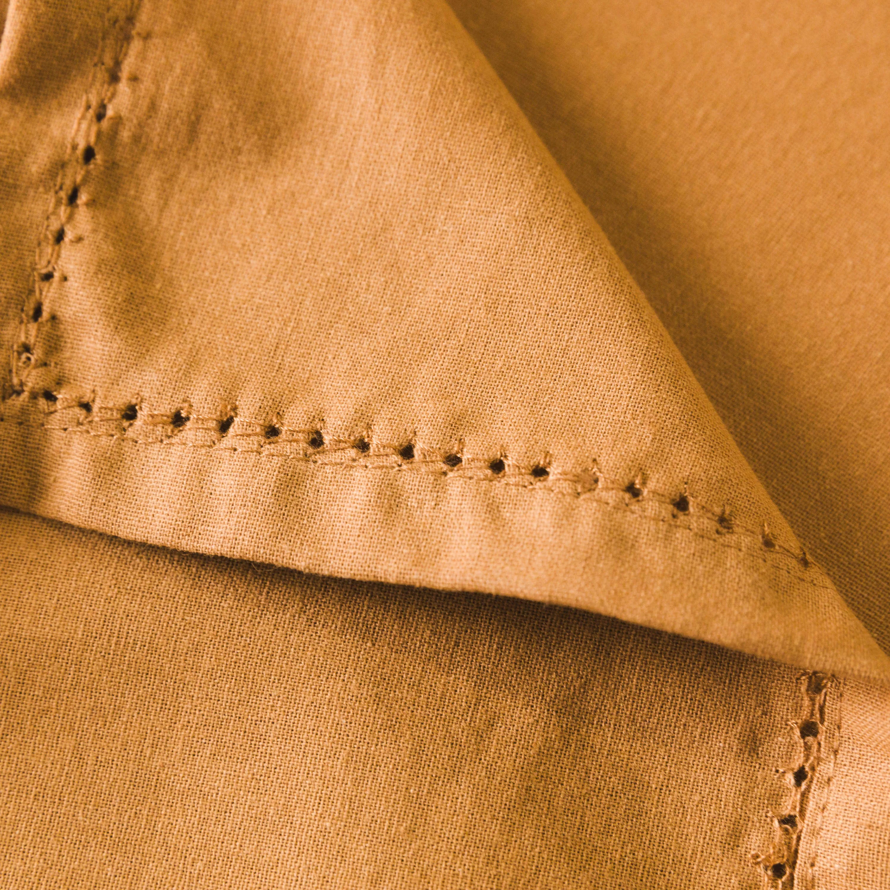 Toalha de mesa lisa de algodão resistente a manchas