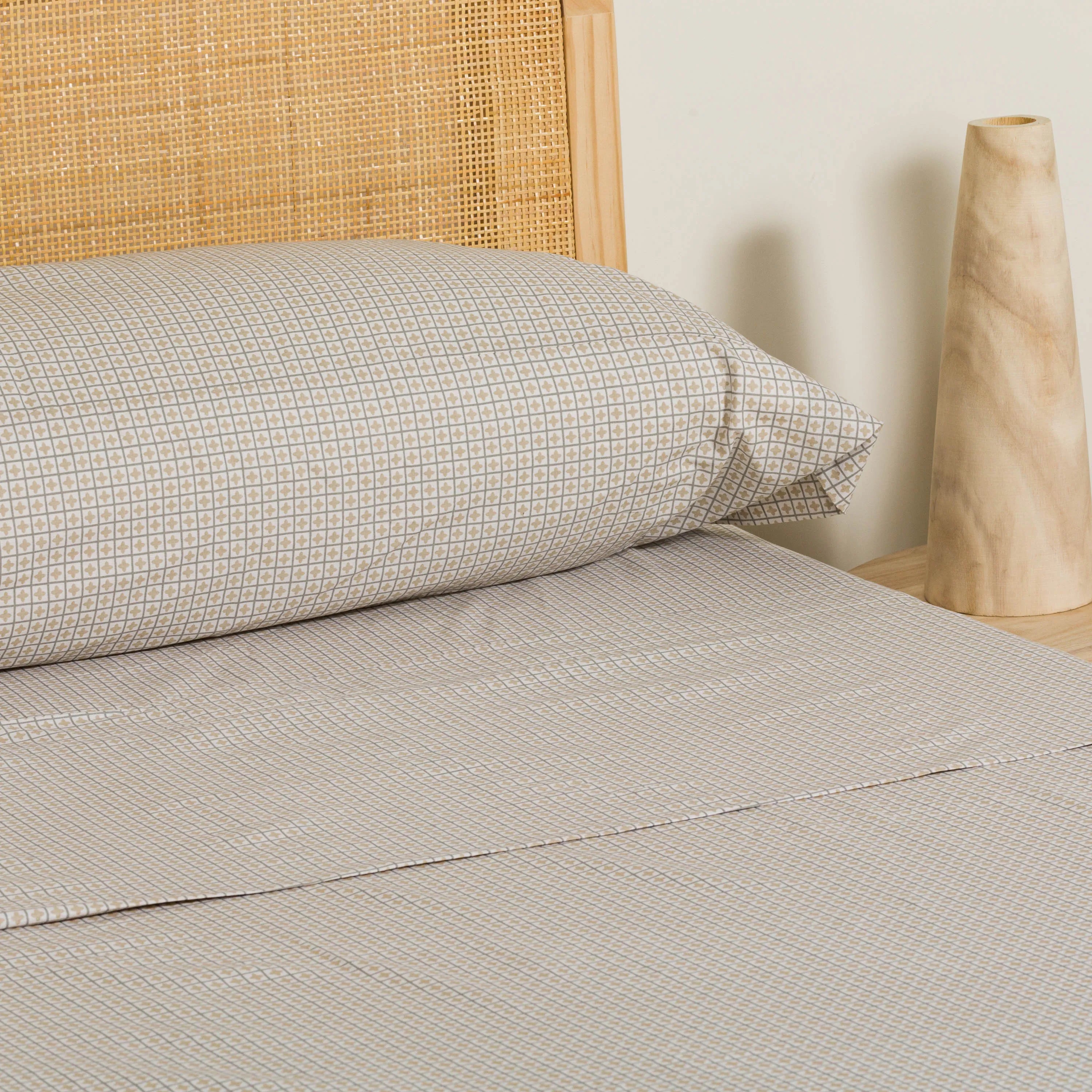 Jogo de lençóis algodão Oniria topo