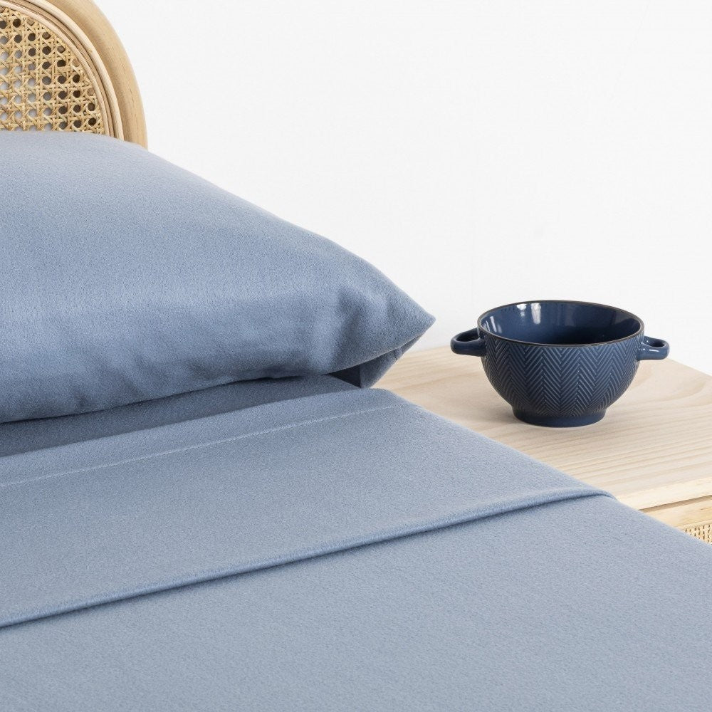 Jogo de lençóis térmicos lisos