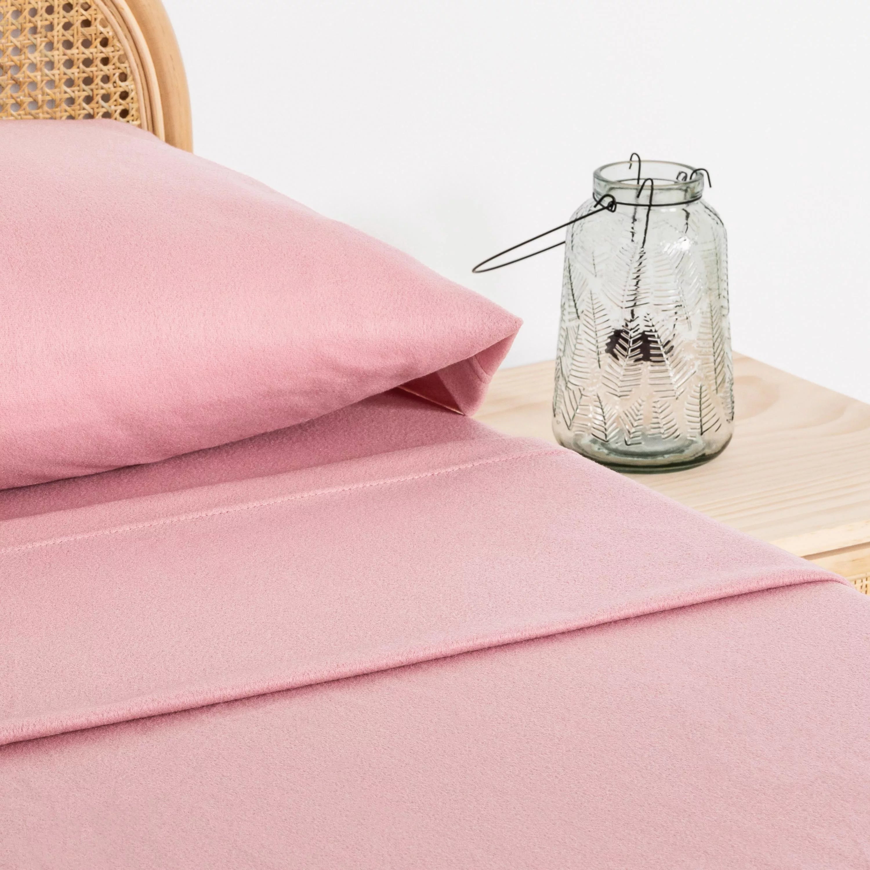 Jogo de lençóis térmicos lisos