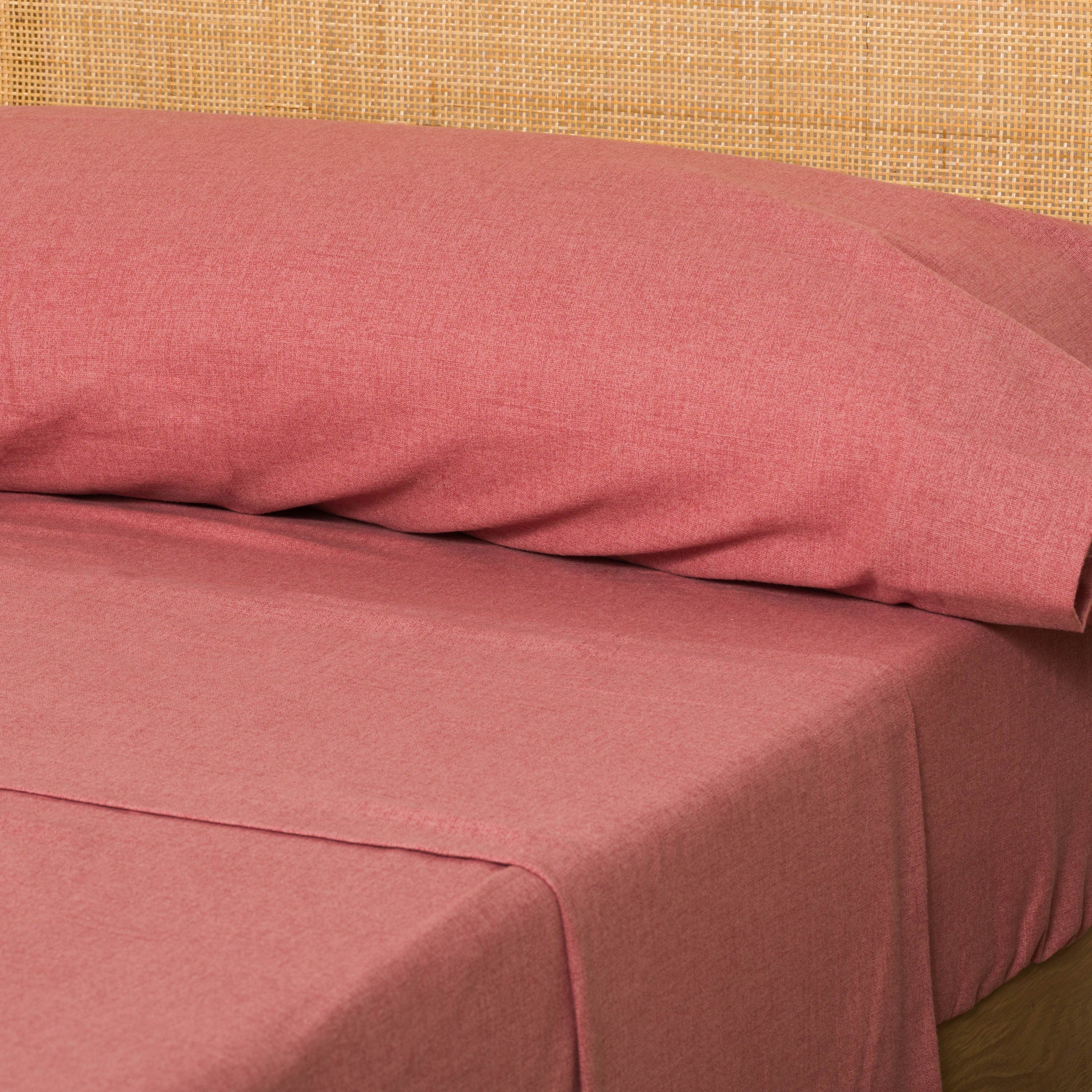 conjunto de lençóis de flanela lisa