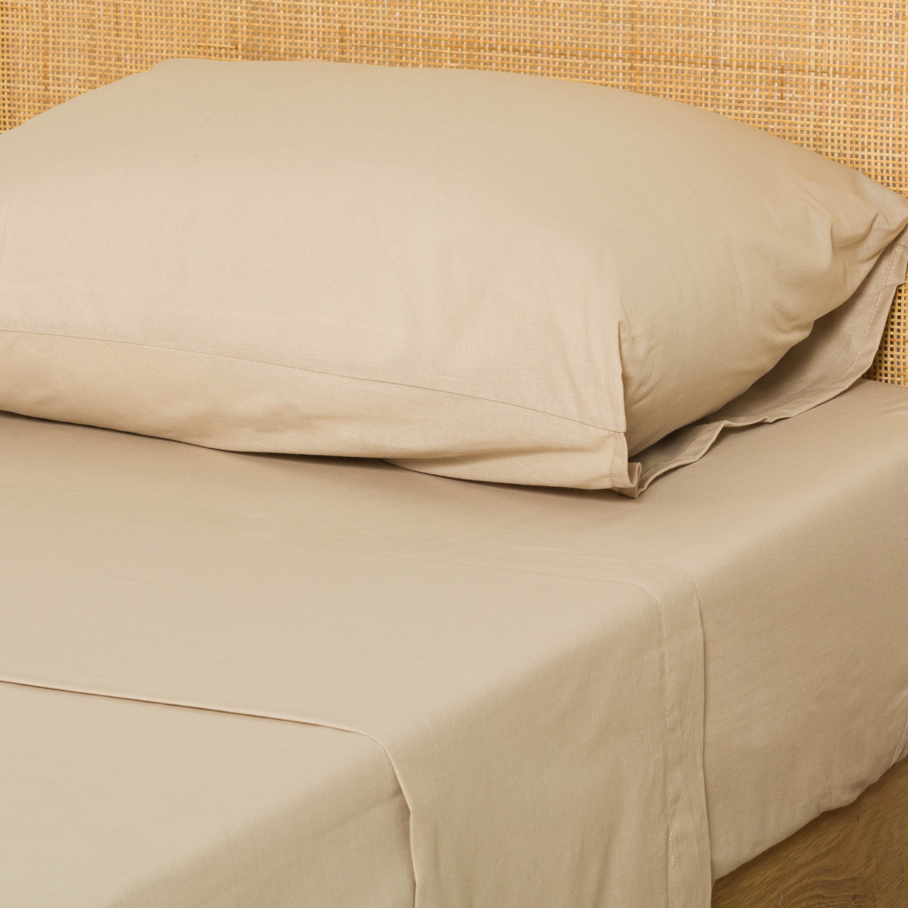 Jogo de lençóis de algodão percal