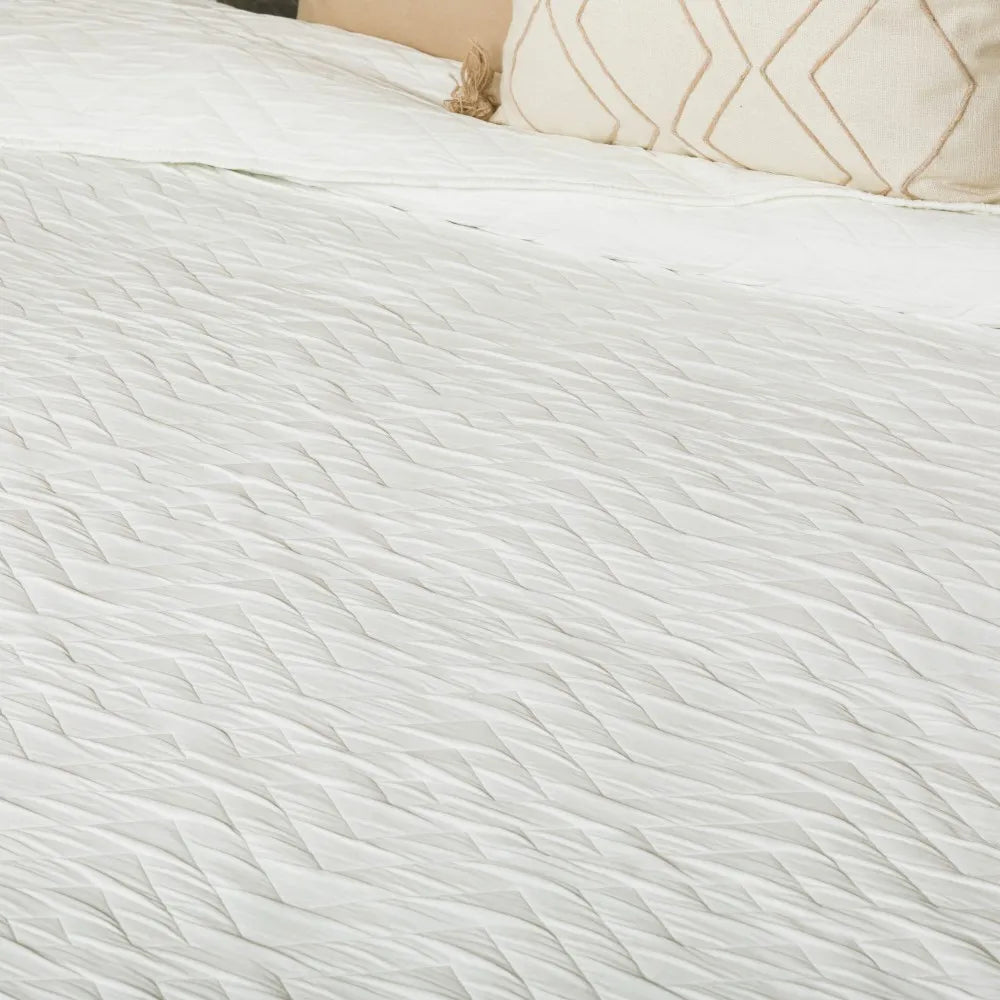 Colcha doble tela jacquard Nela