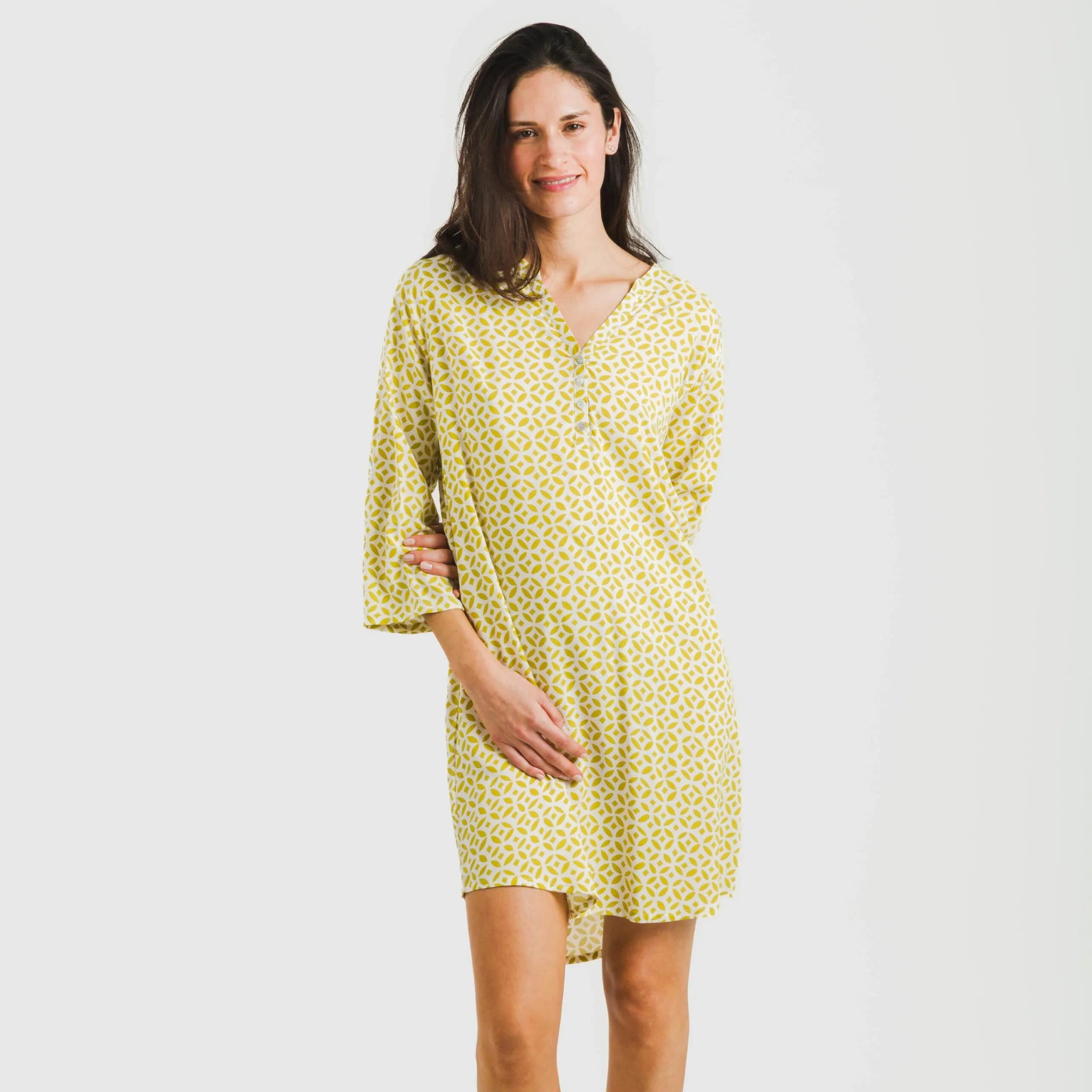 Camisola Clau de viscose cor lima