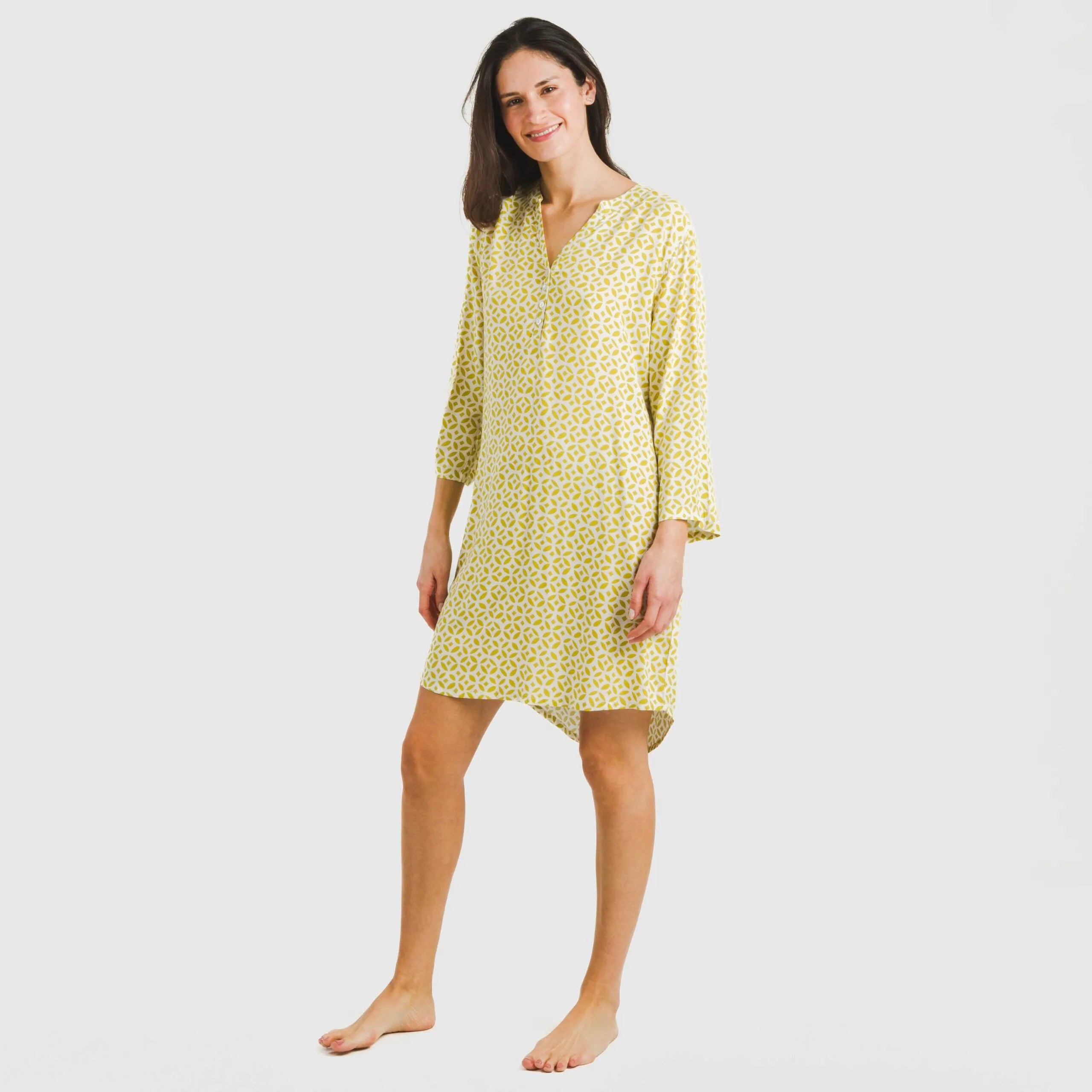 Camisola Clau de viscose cor lima