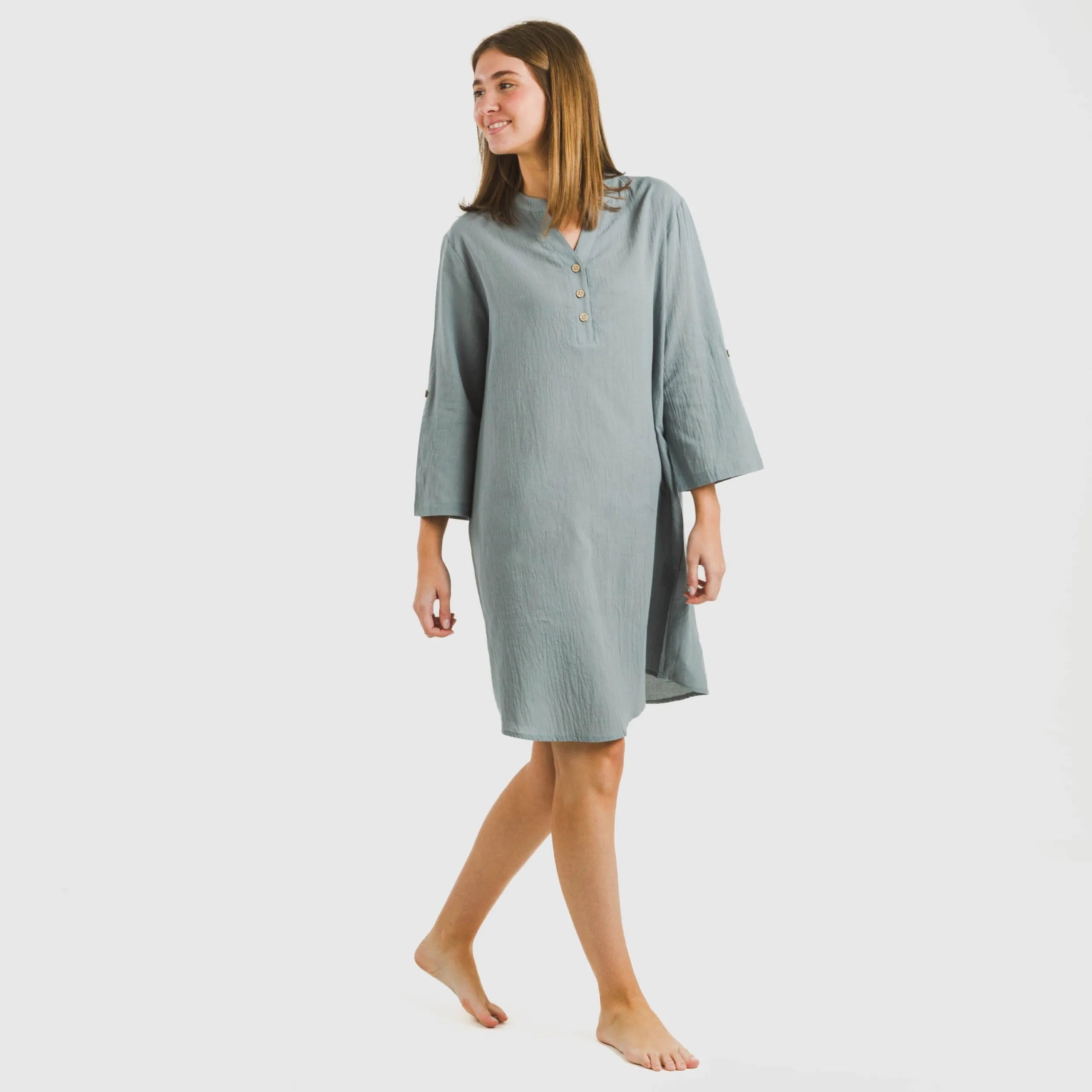 Camisola lisa de algodão