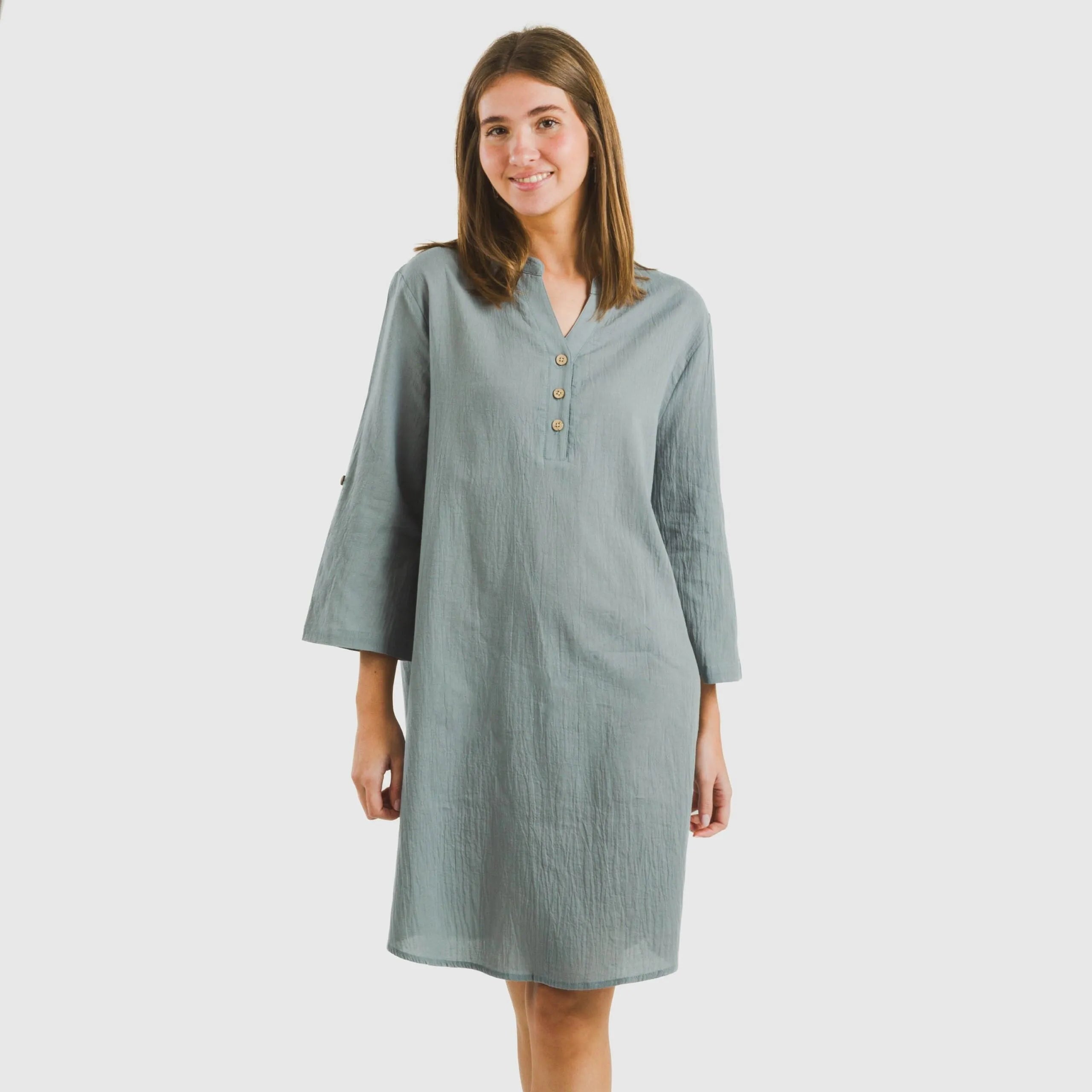 Camisola lisa de algodão