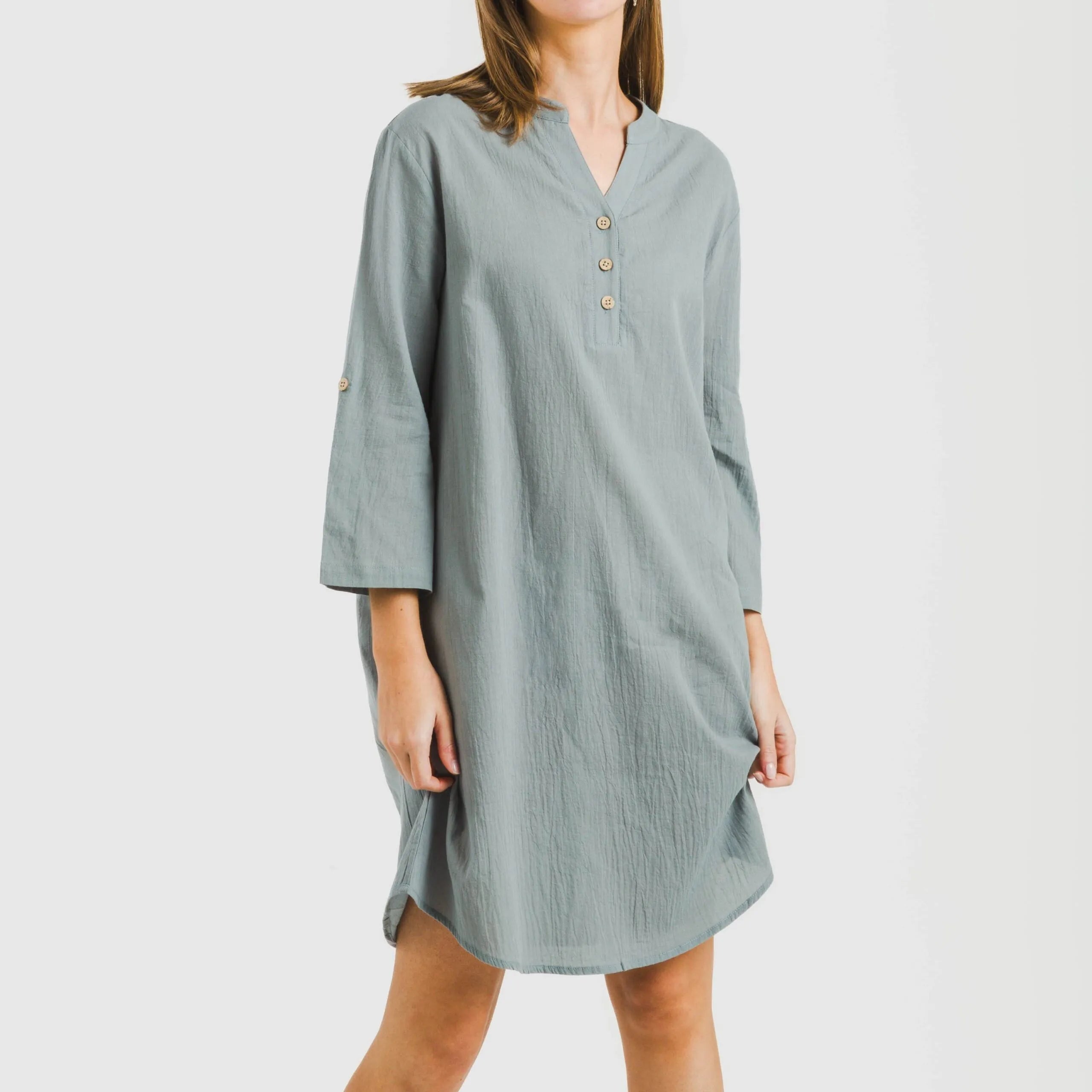 Camisola lisa de algodão