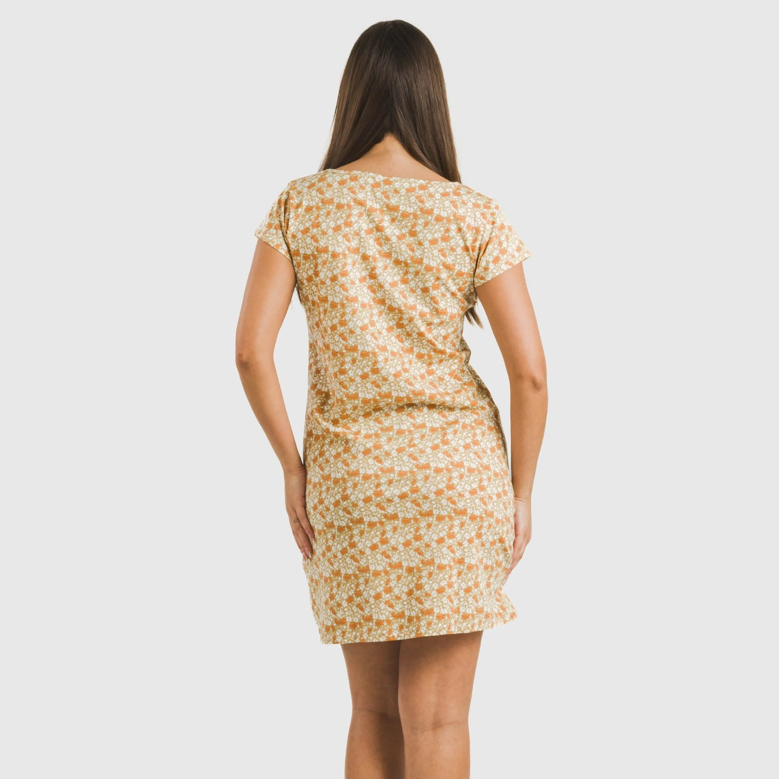 Blusa Messalia de algodão cor areia