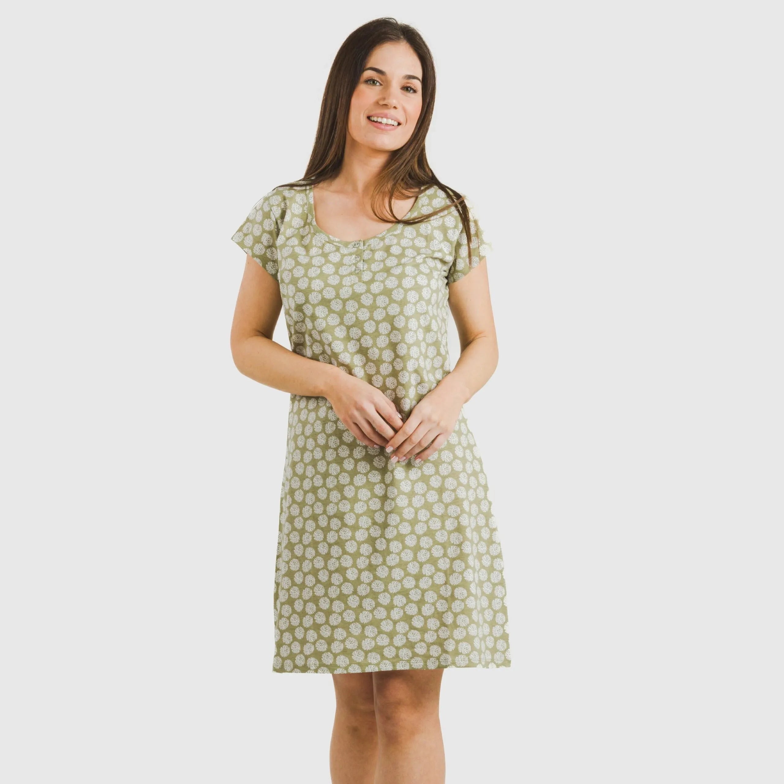 Blusa de caça Medusa em algodão verde