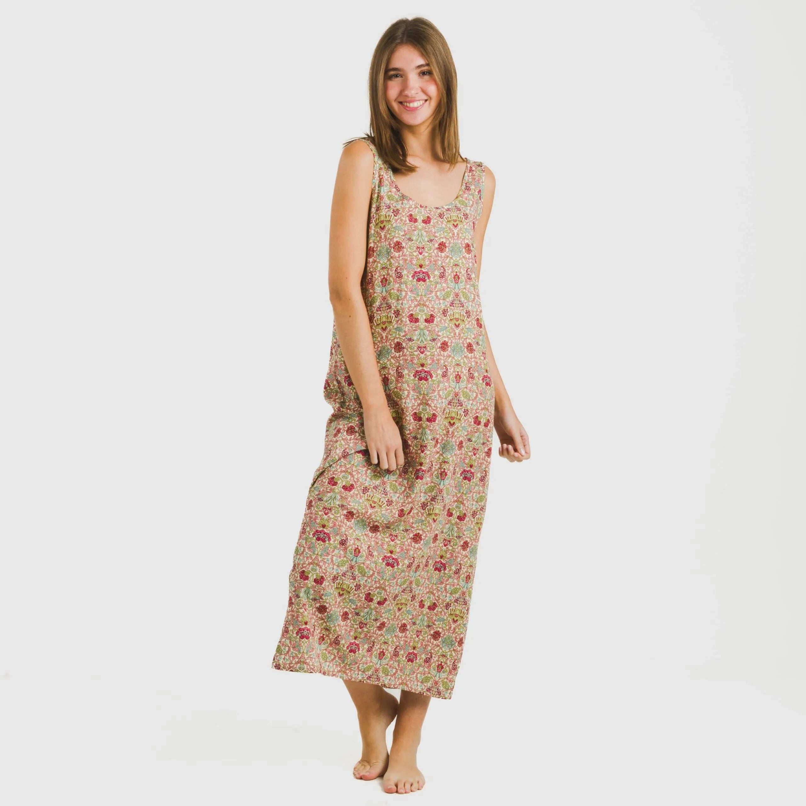 Vestido longo tomara que caia Jessica em viscose