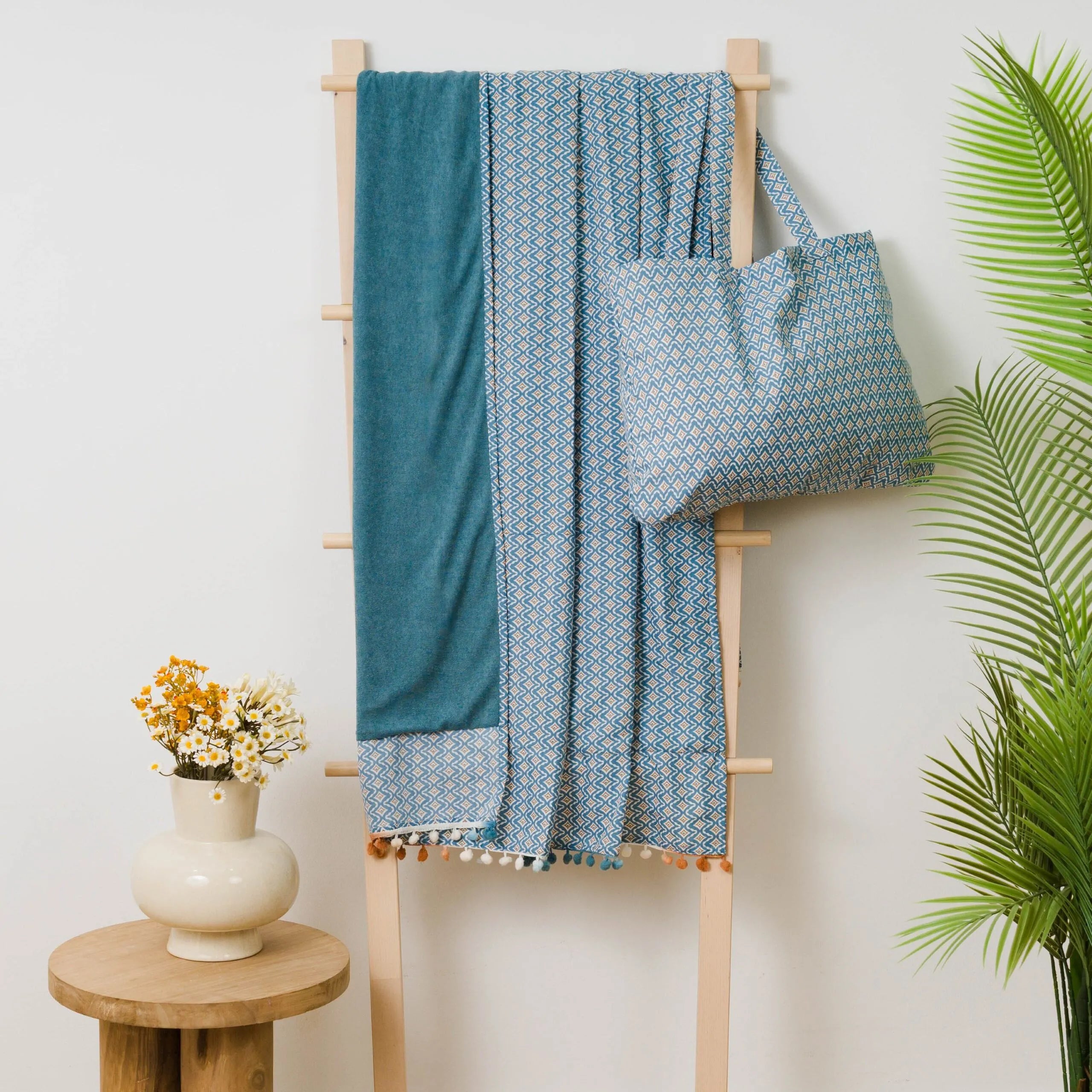 TOALHA PAREO + PACOTE SACO DULCINEA