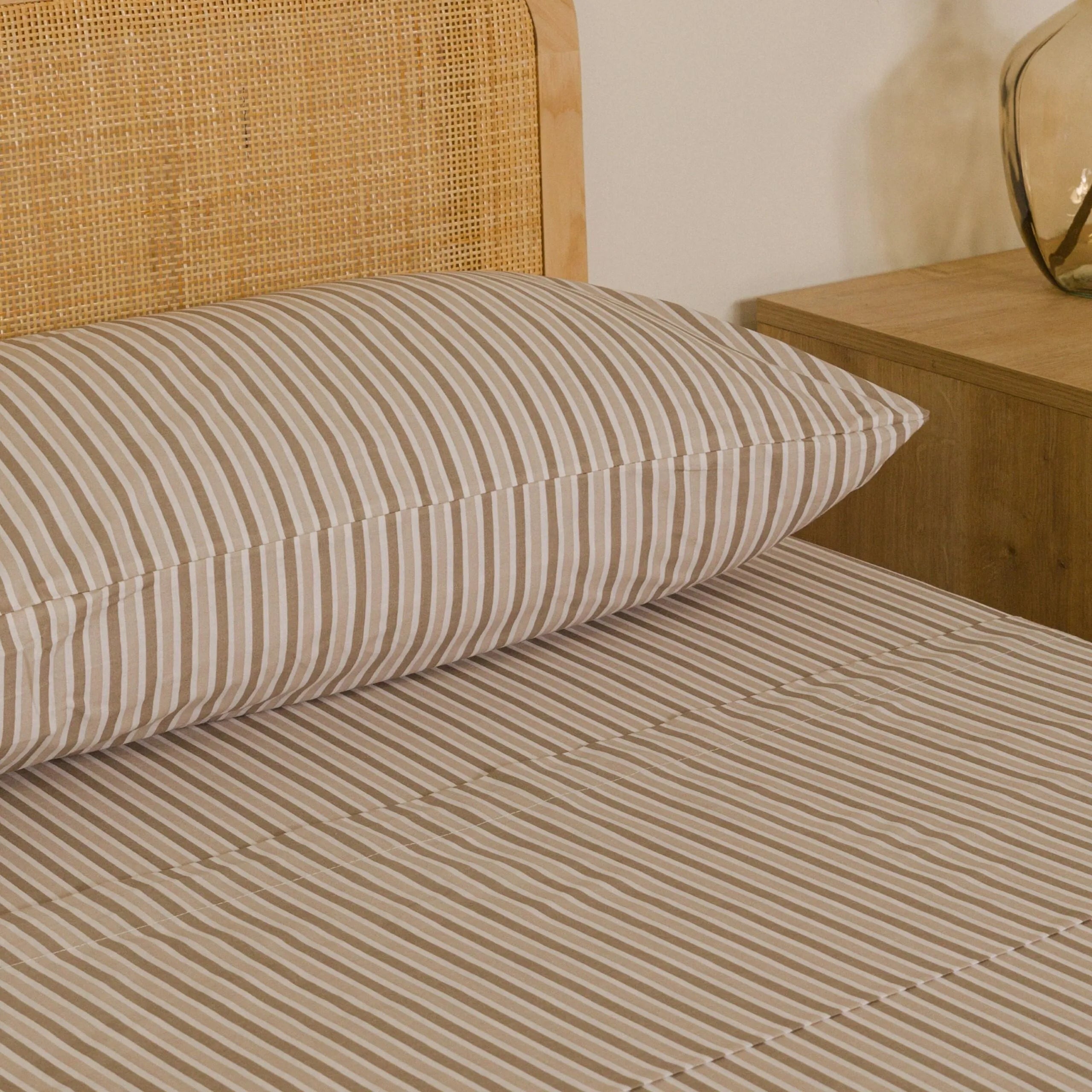 Jogo de lençóis algodão Raya Brooke arena