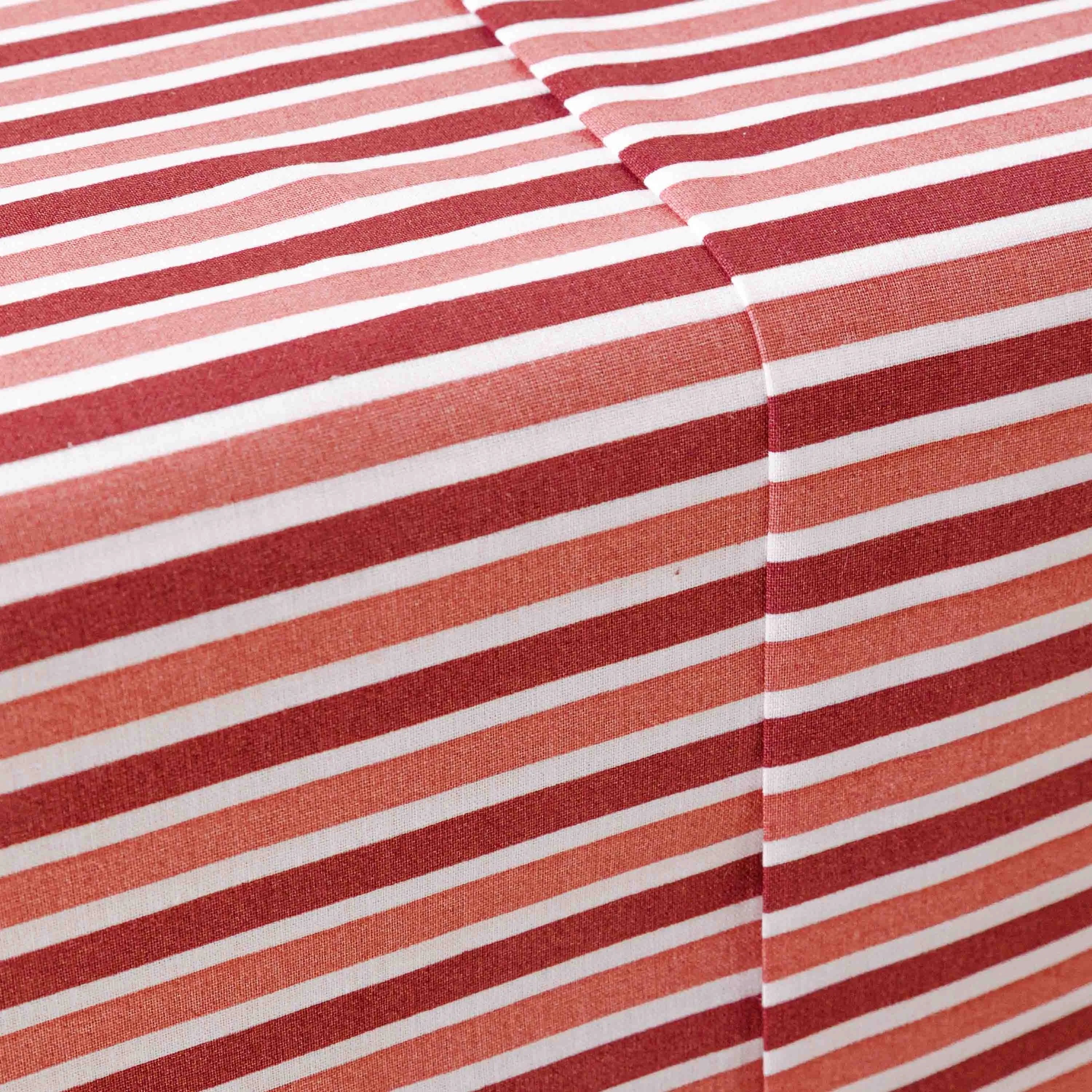 Jogo de lençóis algodão Raya Brooke rosa