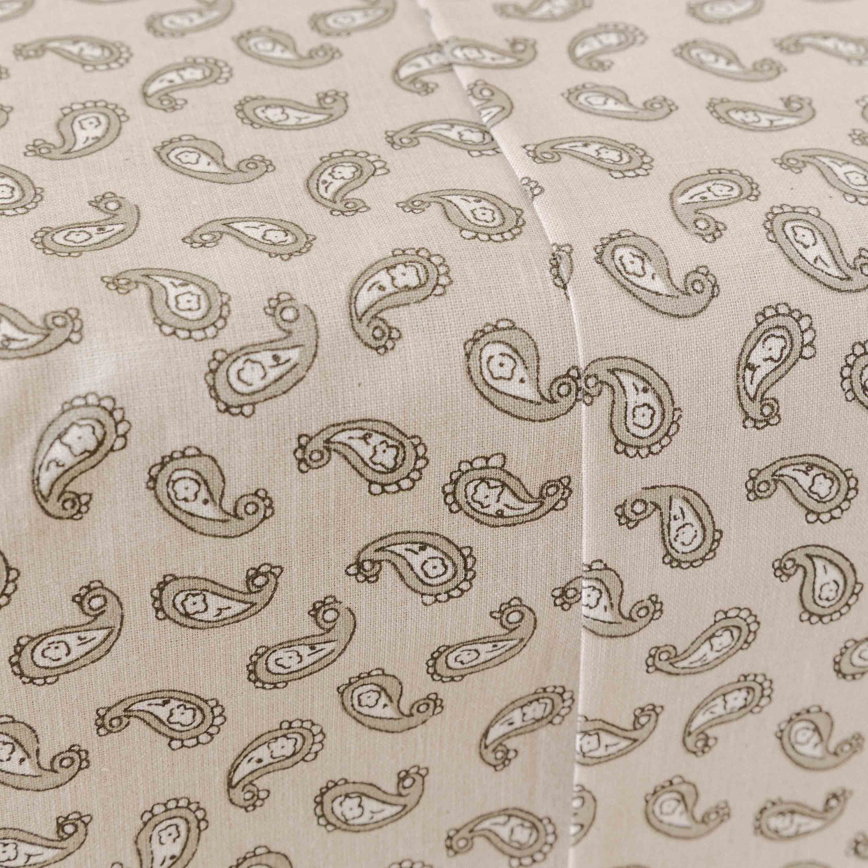 Juego de sábanas algodón Chili verde seco - topo