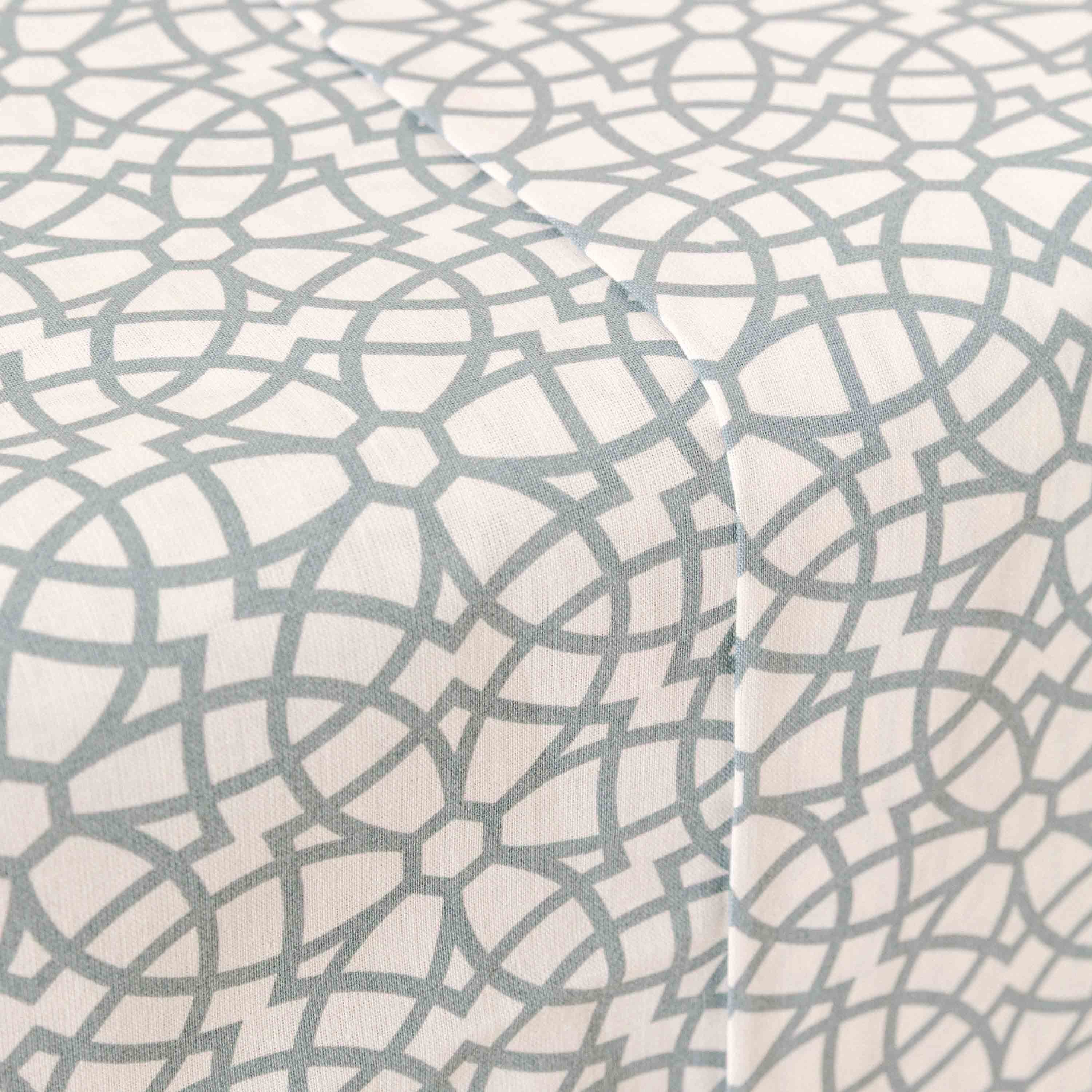 Conjunto de lençóis de algodão índigo Galisteo