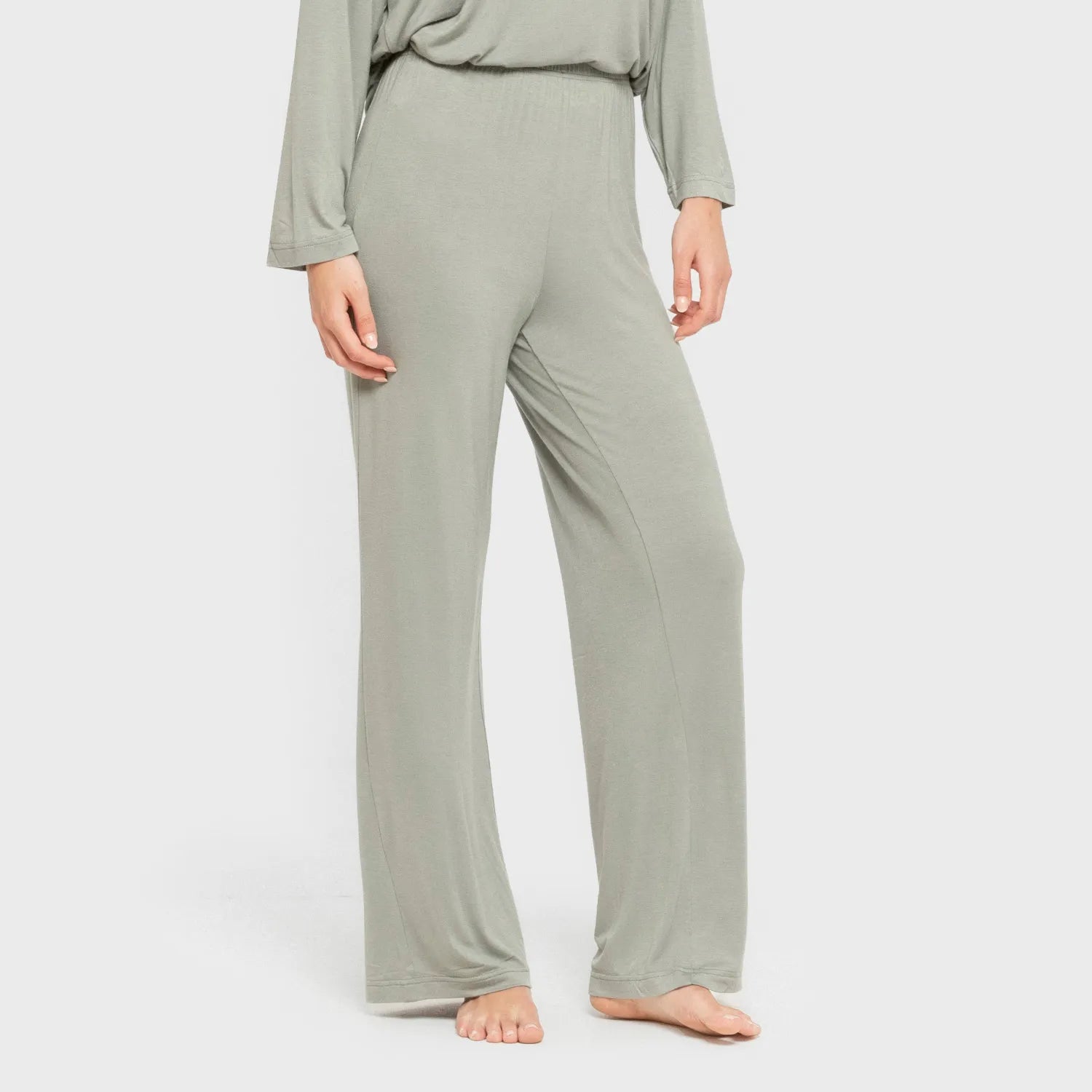 Pijama largo viscosa mujer liso