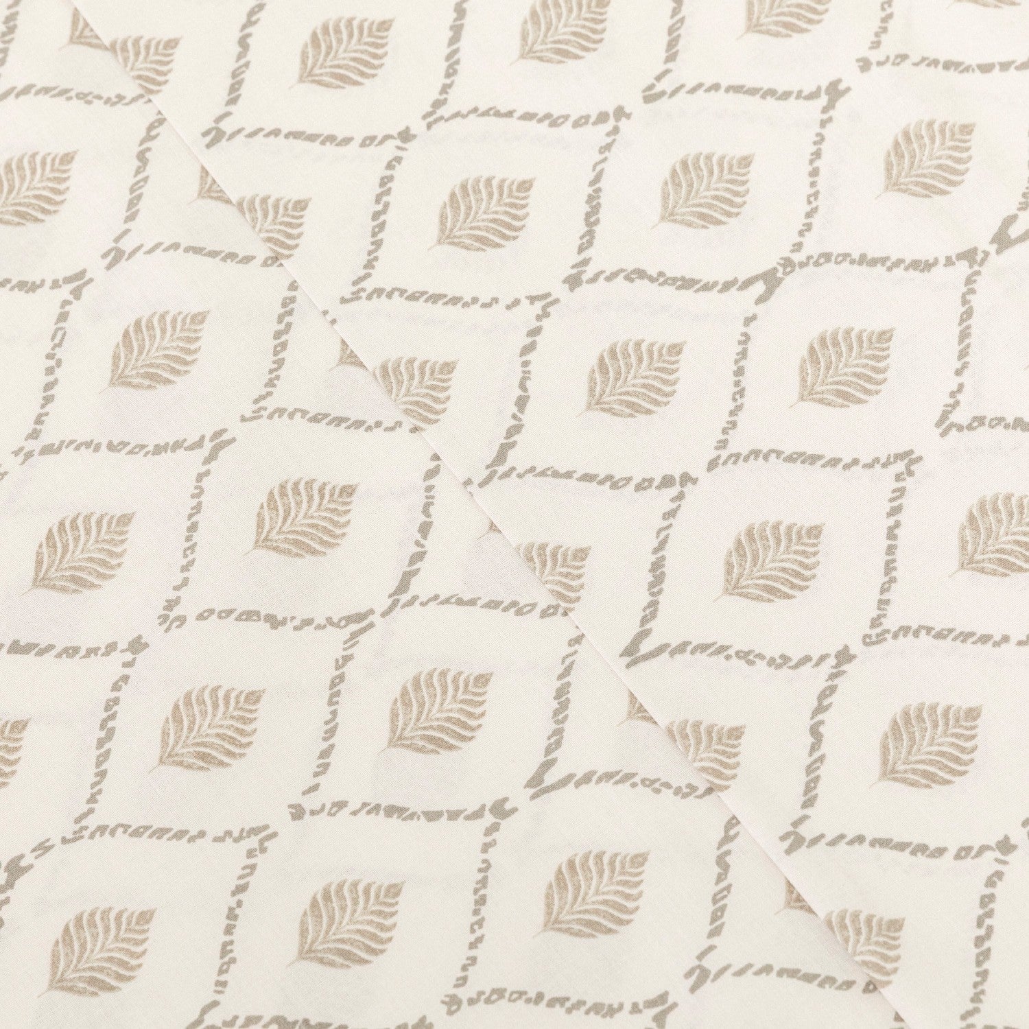 Juego de sábanas algodón Charleston topo