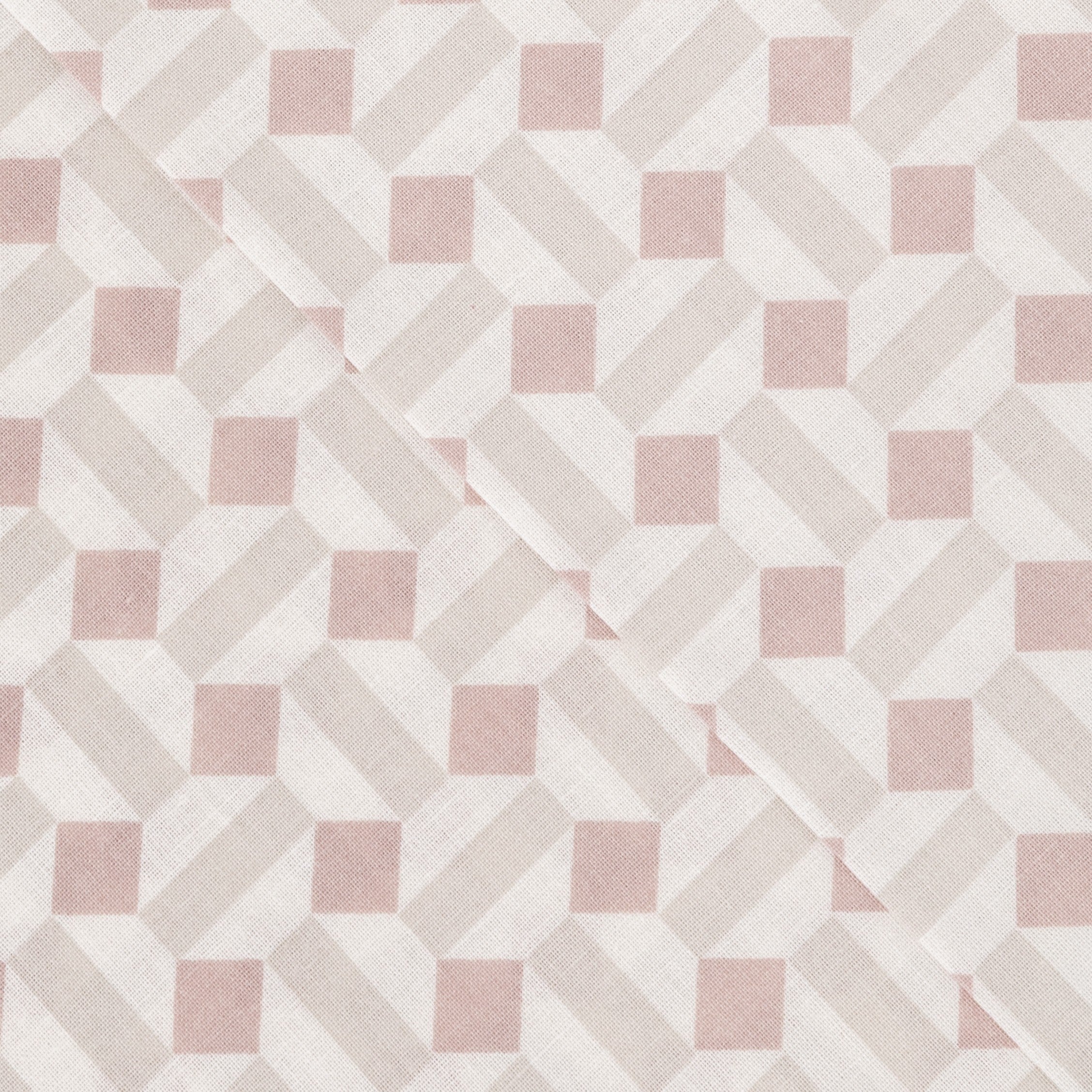 Conjunto de lençóis de algodão keike rosa Enrieta - cinza