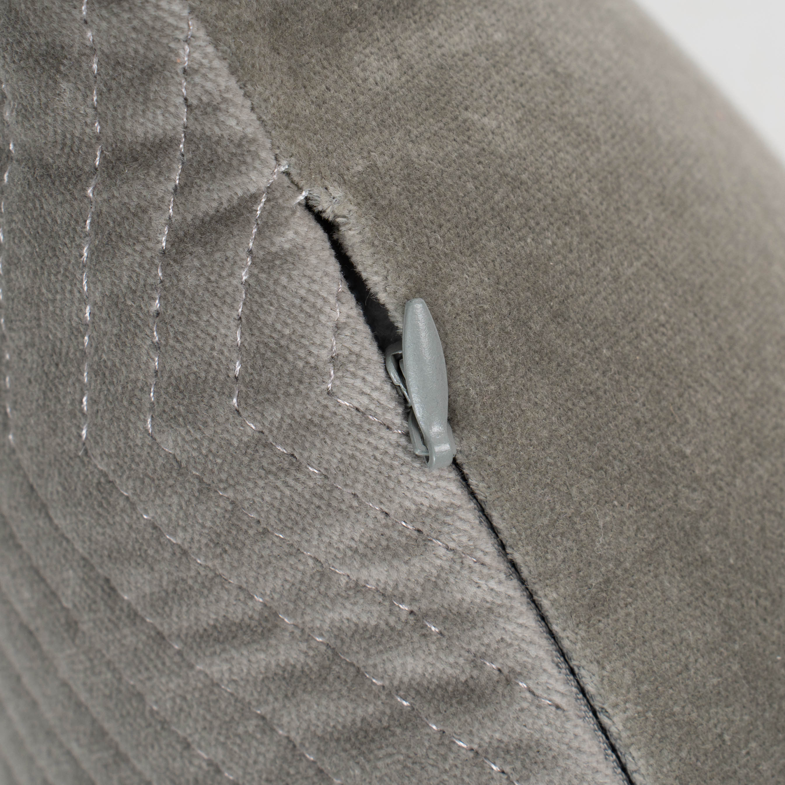 Almofada retangular 30x50 cm, veludo de algodão húngaro, verde seco - capa + enchimento