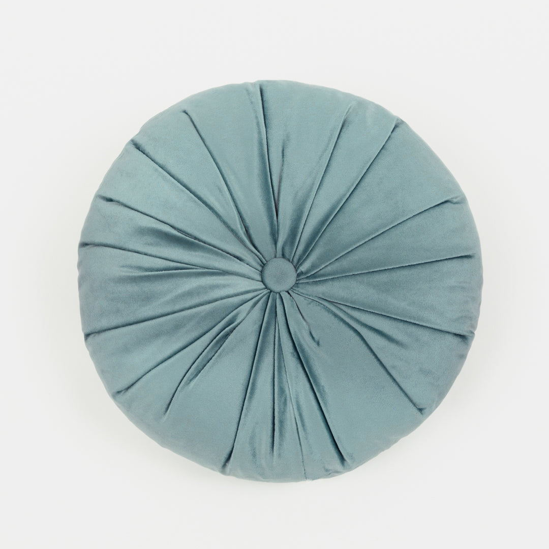 Cojín terciopelo algodón Oreo verde keike 40x40 - funda + relleno