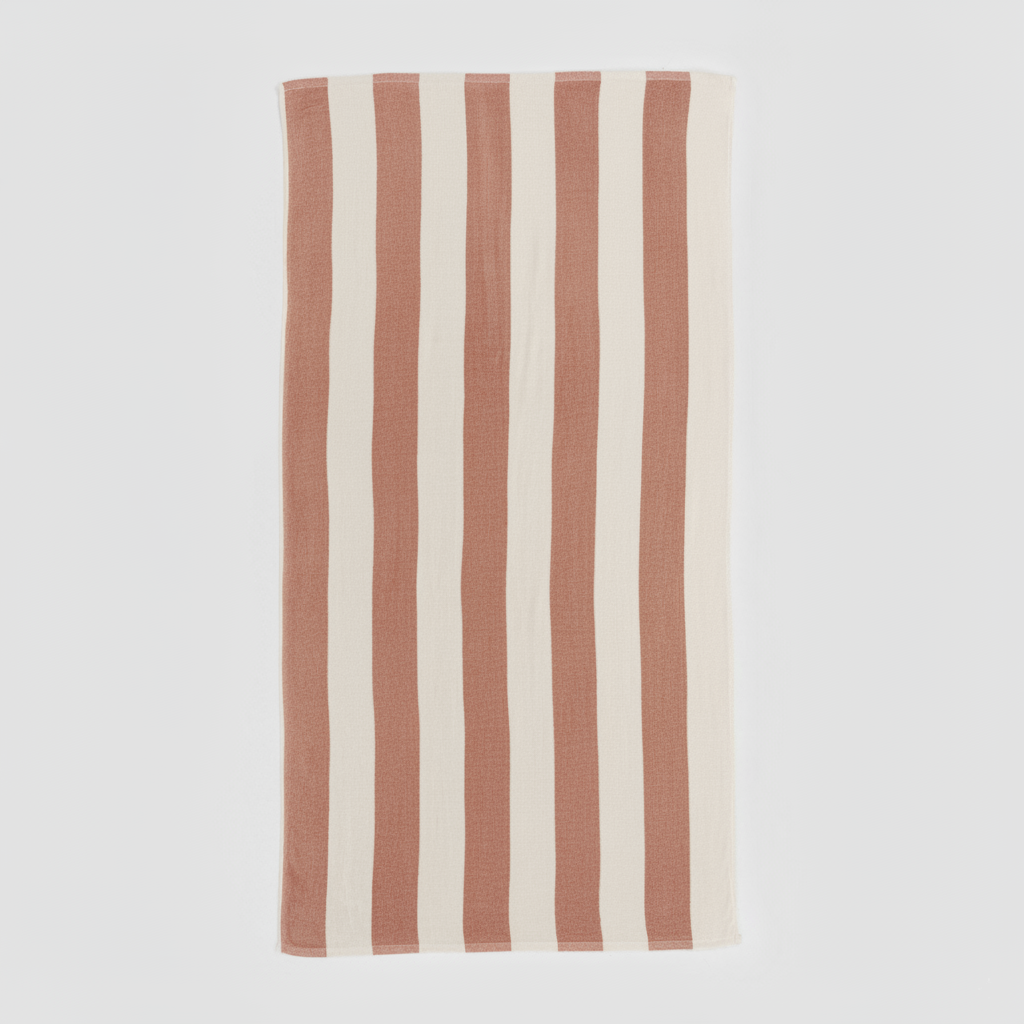 Toalha de Praia Algodão 400g Listrada Caldera