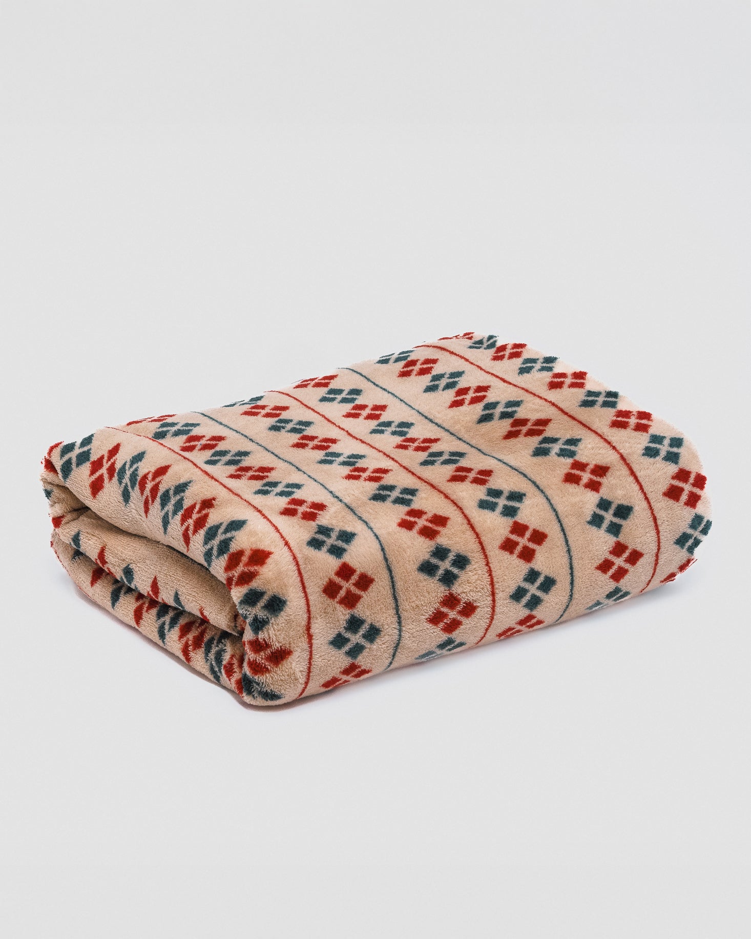 Manta coral Casimira bordô