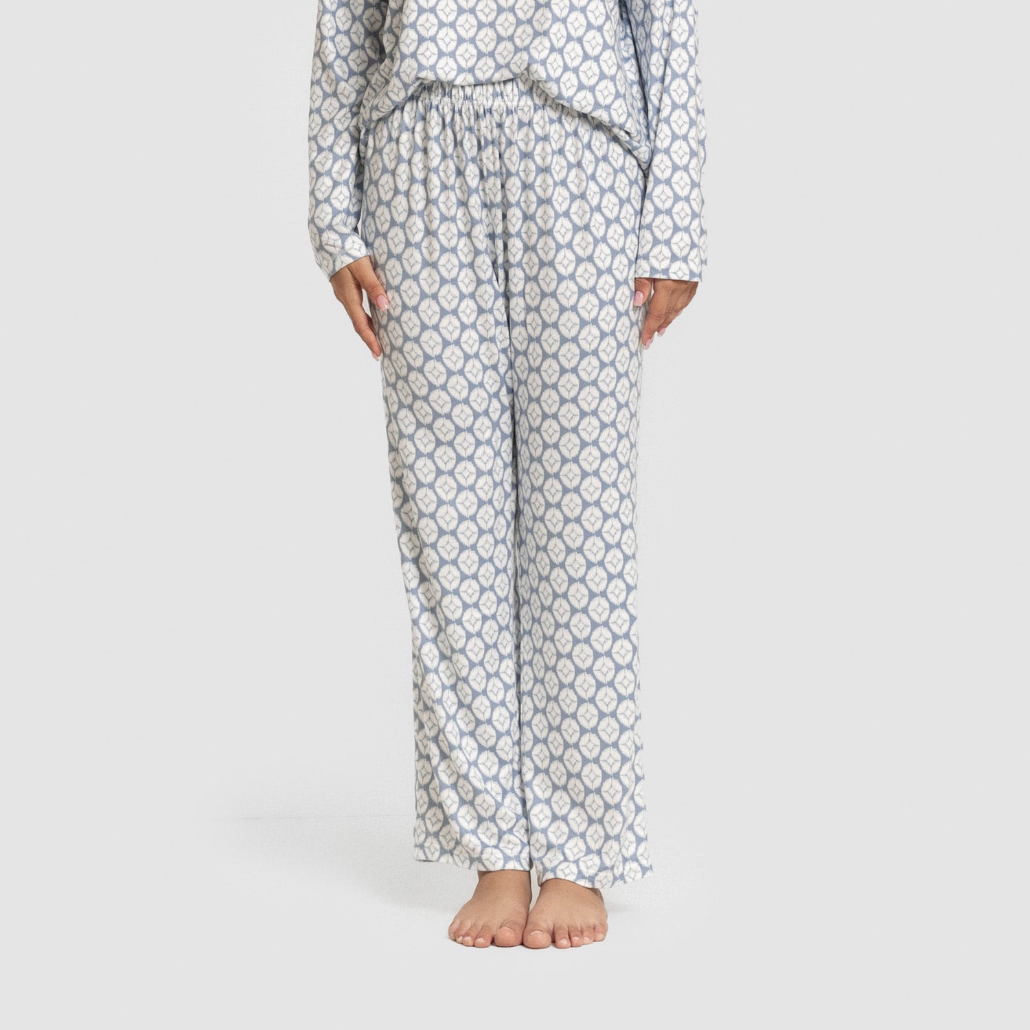 Pijama longo feminino Secret Fatuo Indigo