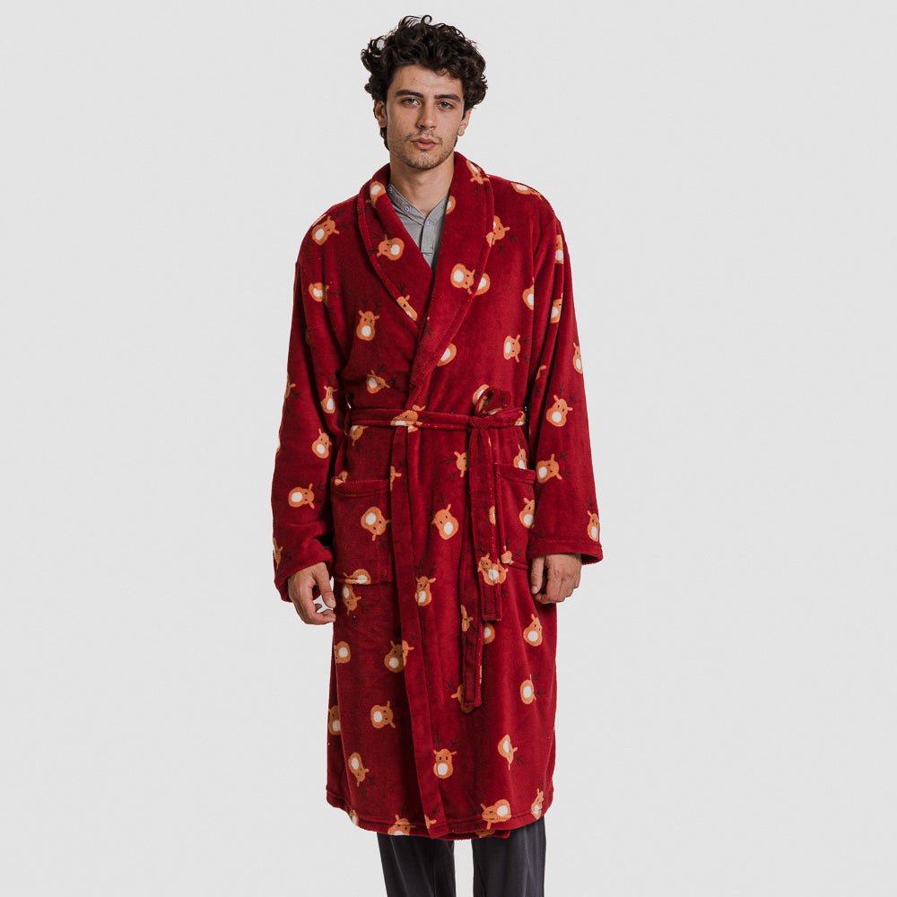 Bata coral de homem Tatin bordô