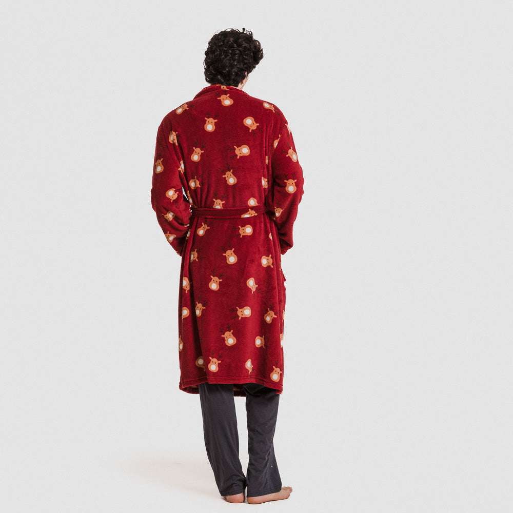 Bata coral de homem Tatin bordô