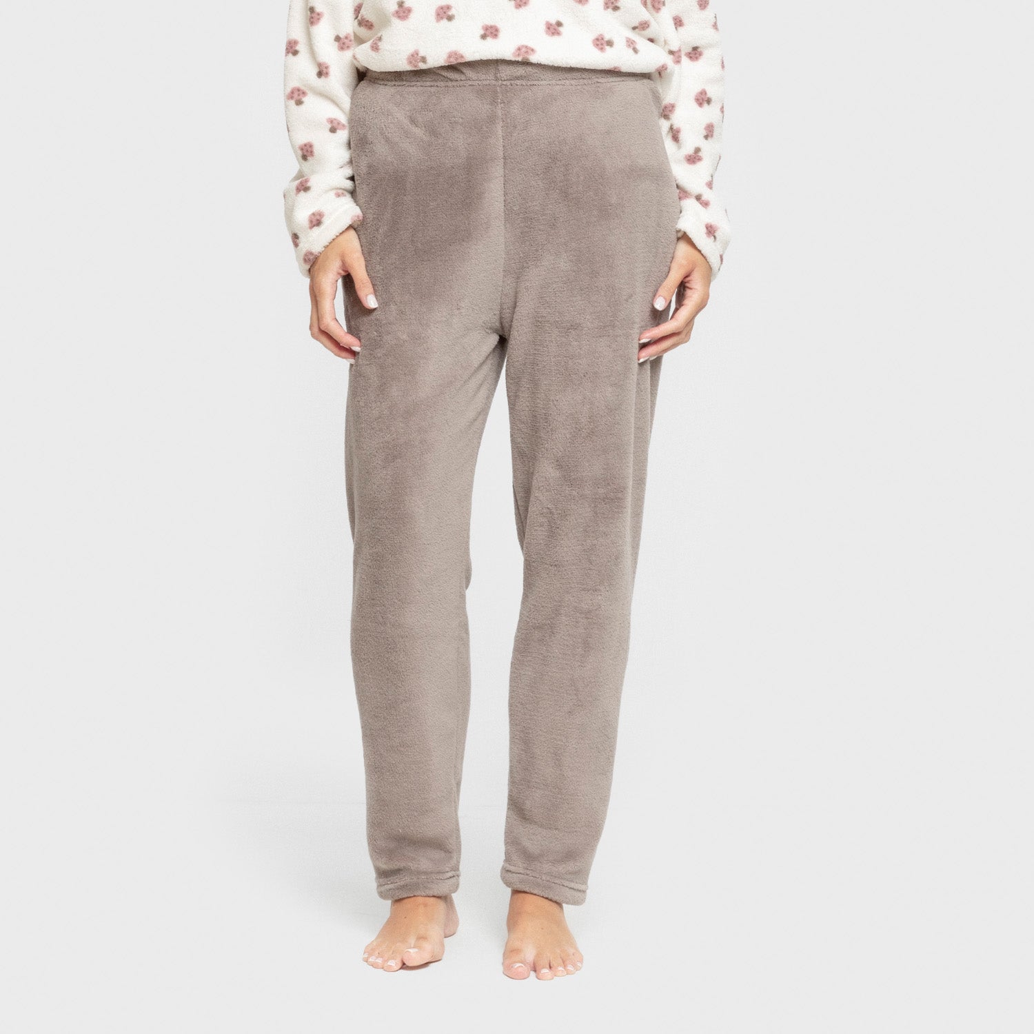 Ellen pijama marrom coral