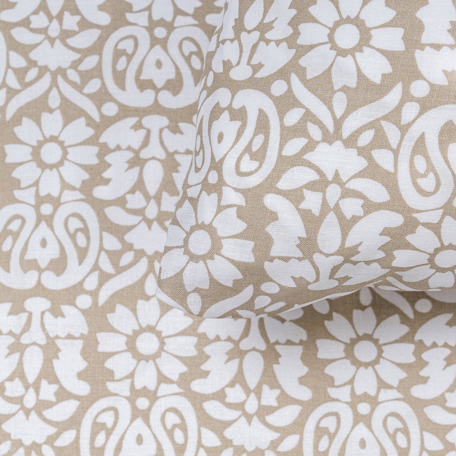 Funda nórdica algodón Matilde topo