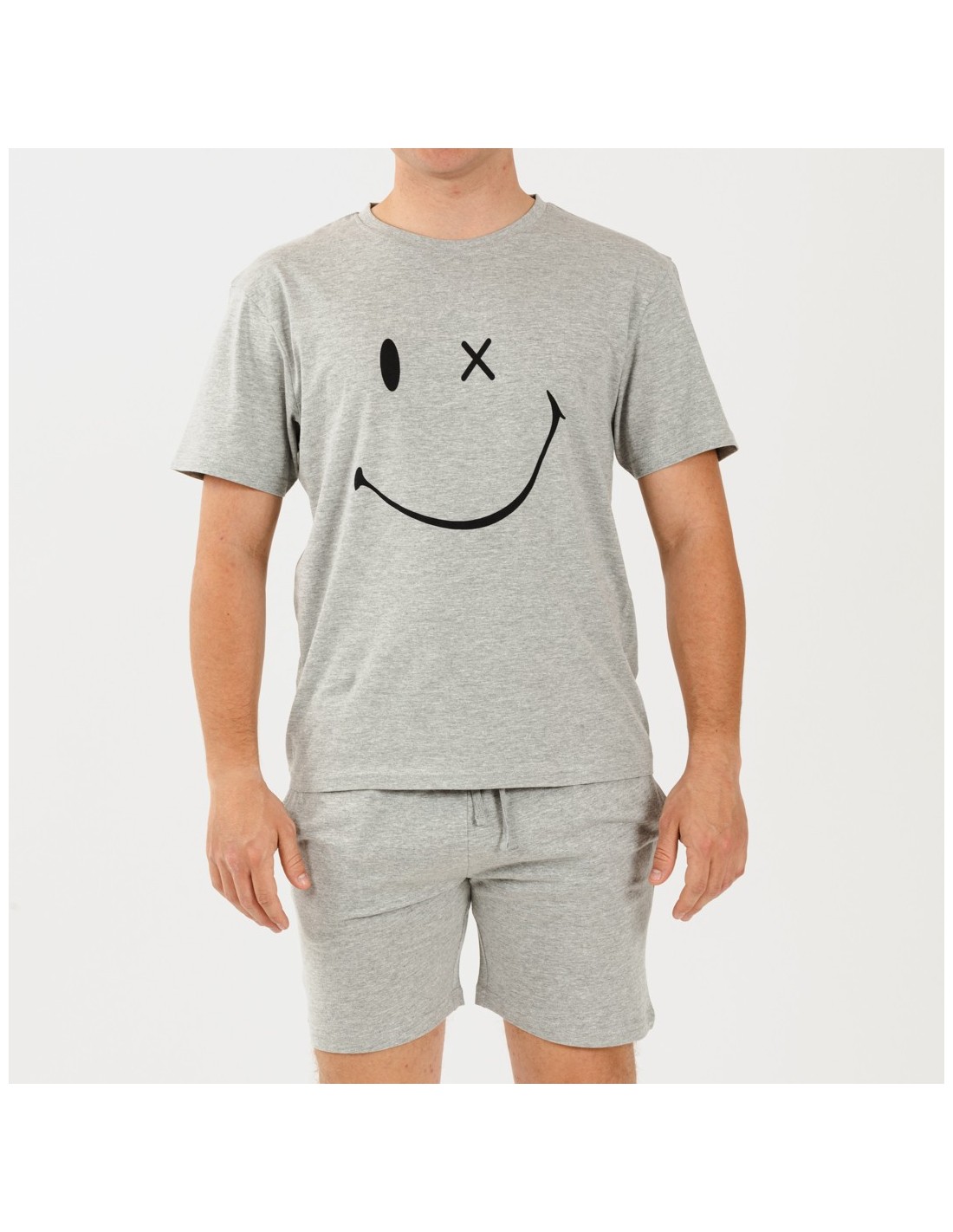 Grey Smiley shorts - PULL&BEAR