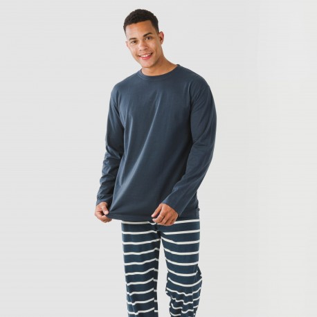 Pijama algodão homem Raya Sailor azul marinho