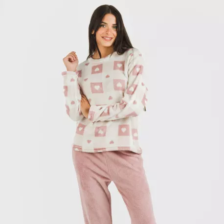 Pijama coral Aurora rosa