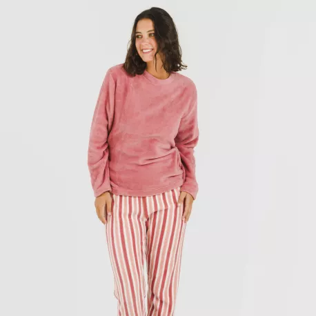 Pijama coral Raya Brooke rosa