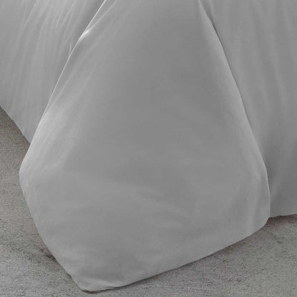 Capa de edredom lisa de algodão