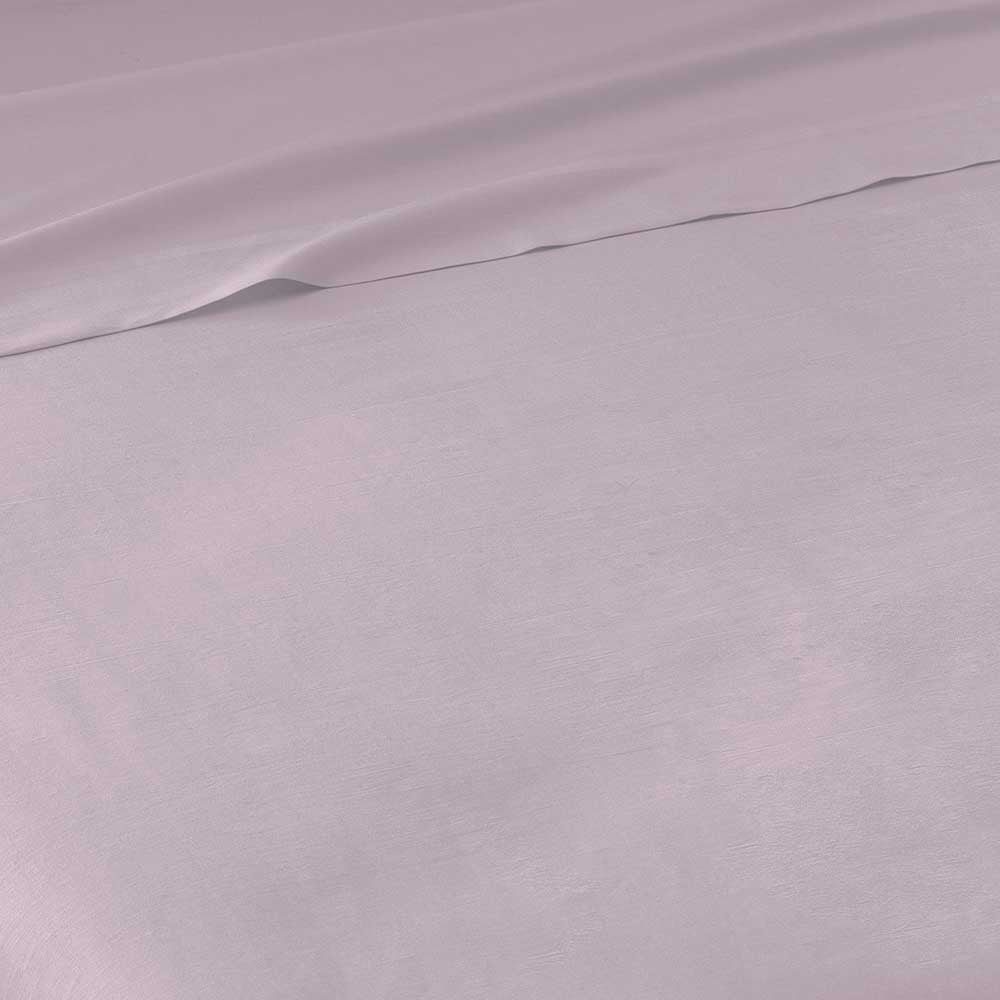 Conjunto de lençóis de algodão cor malva