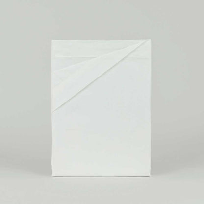 Jogo de lençóis de algodão percal branco