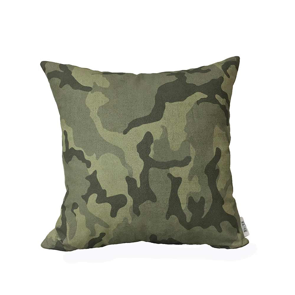 Conjunto de 2 capas de almofada camufladas