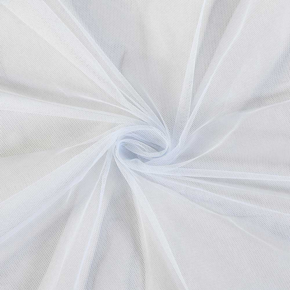 Cortina de véu azul claro