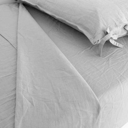 Conjunto de lençóis de linho Pearl