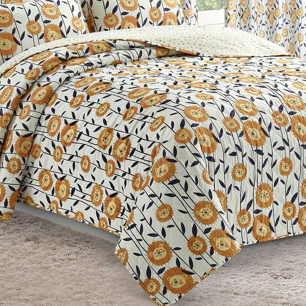 Colcha Ilse laranja bouti