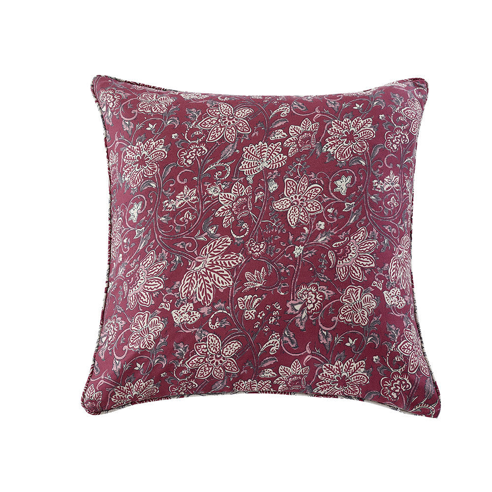 TRAVESSEIRO QUADRADO CAMÉLIA - CAPA + ENCHIMENTO