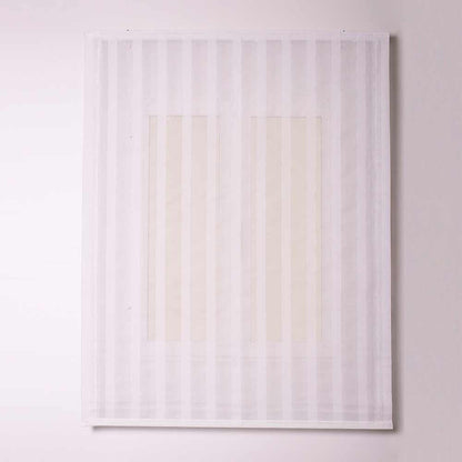 Cortina romana branca Style17 com corrente