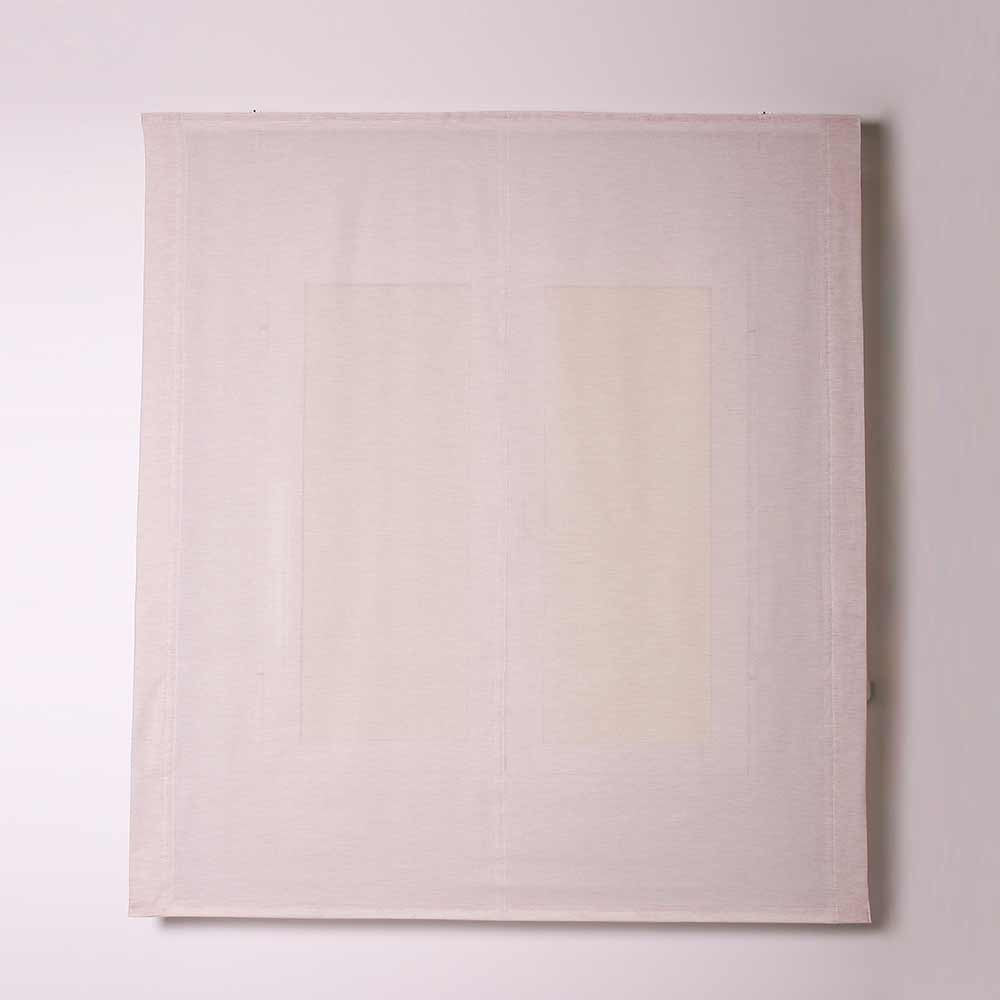 Cortina romana Montelino bege com corrente